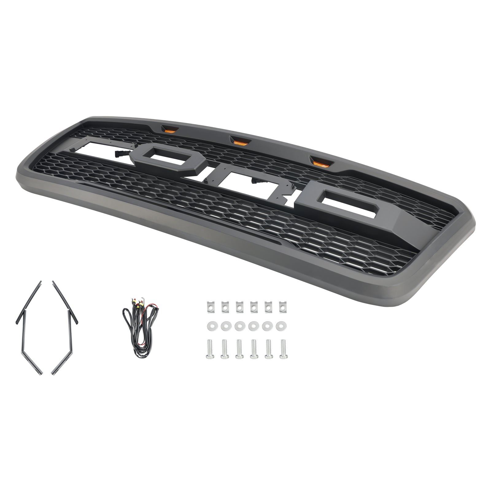 Mrežasta rešetka sprednjega pokrova za Ford F150 Raptor 2004-2008 z LED