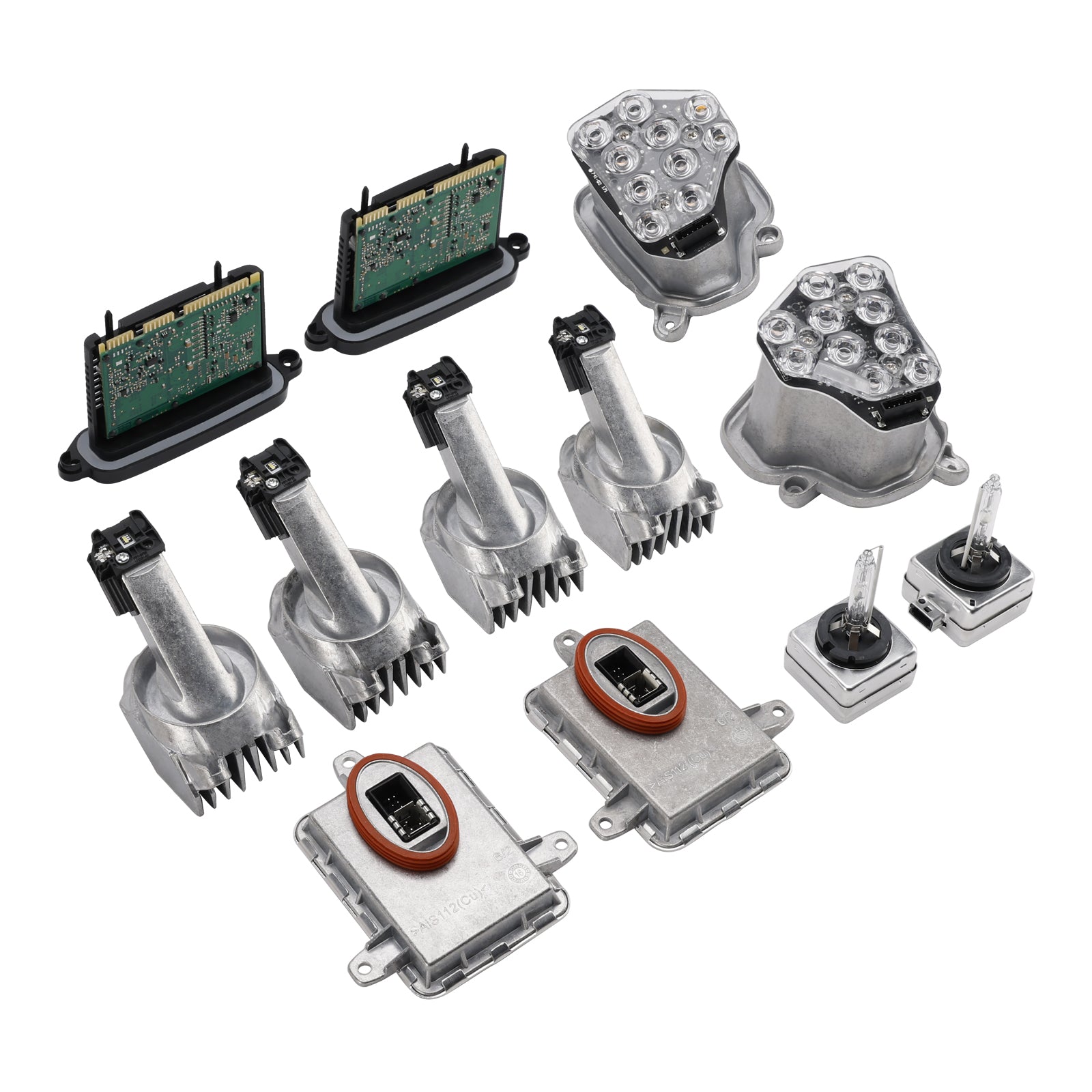 12 moduulin sarja&Vasen ja oikea virtalähde AHL LED -ajovaloille BMW 5-sarjaan F10 F11 F07