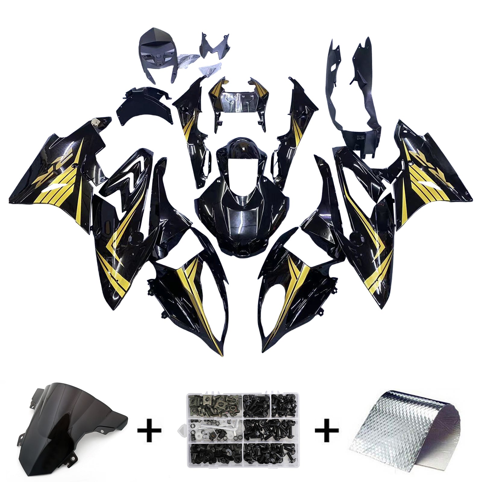 Kit de carénage en plastique ABS pour BMW S1000RR 2017-2018