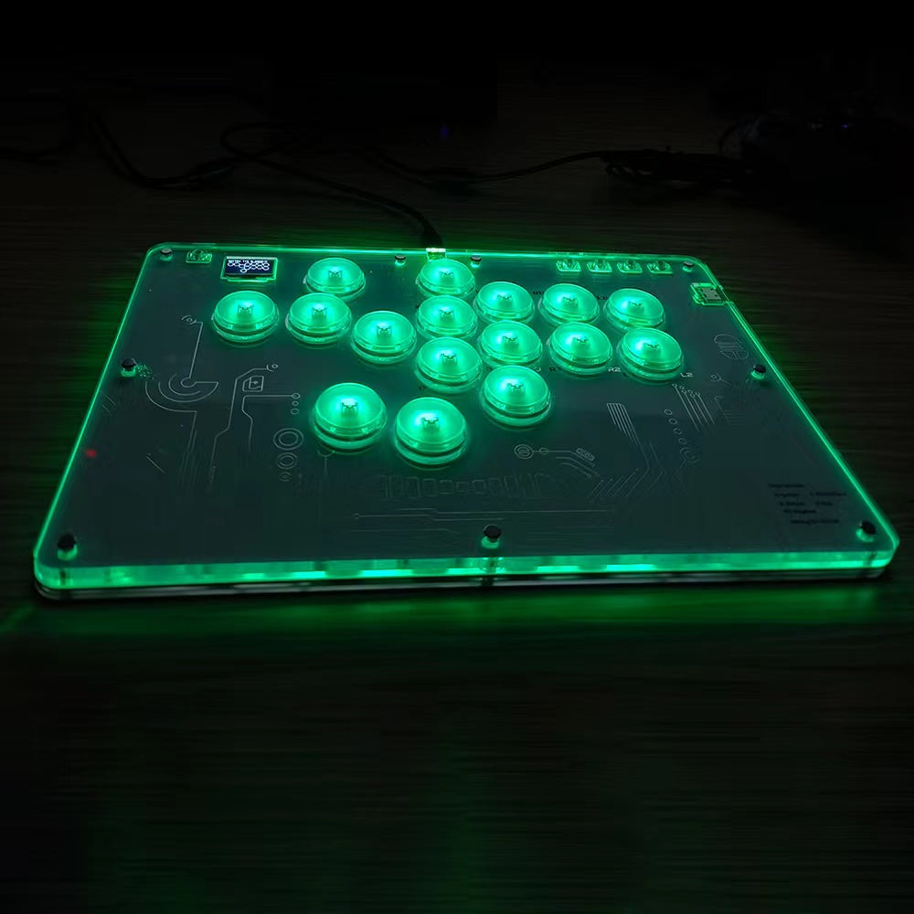 HITBOX hitbox Tastiera da combattimento Joystick arcade Pulsanti avanzati Tastiera Street Fighter 6 Steam Raspberry Pi