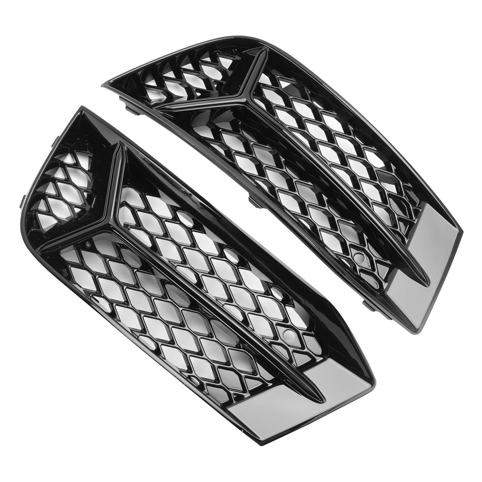 Garniture de cadre de lampe de couverture de phare antibrouillard de calandre de pare-chocs avant d'Audi A3 2017-2020