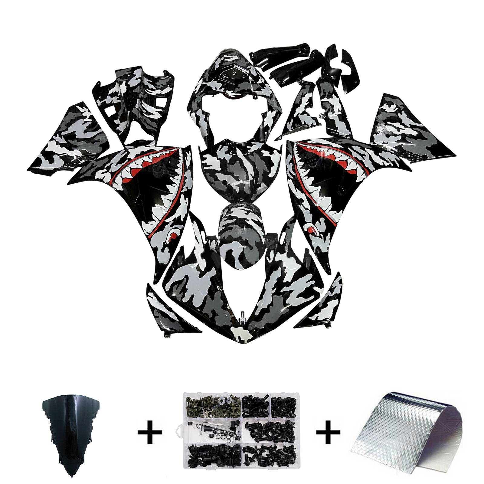 Komplet oklepa iz ABS plastike za Yamaho YZFR1 YZF-R1 2009-2011