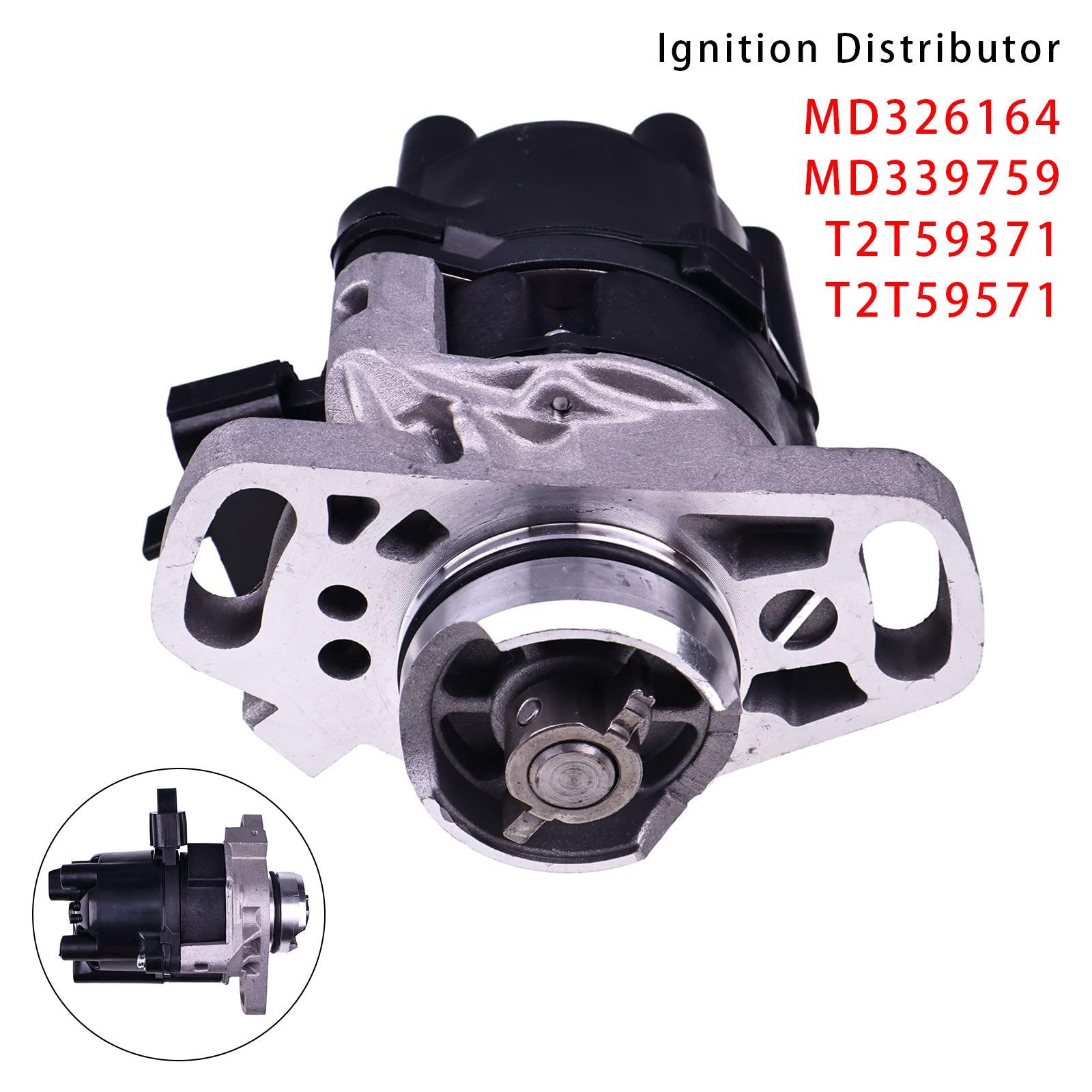 Distributeur d'allumage MD339759 T2T59371 T2T59571 pour Mitsubishi 4G13 Colt GLX 1.3