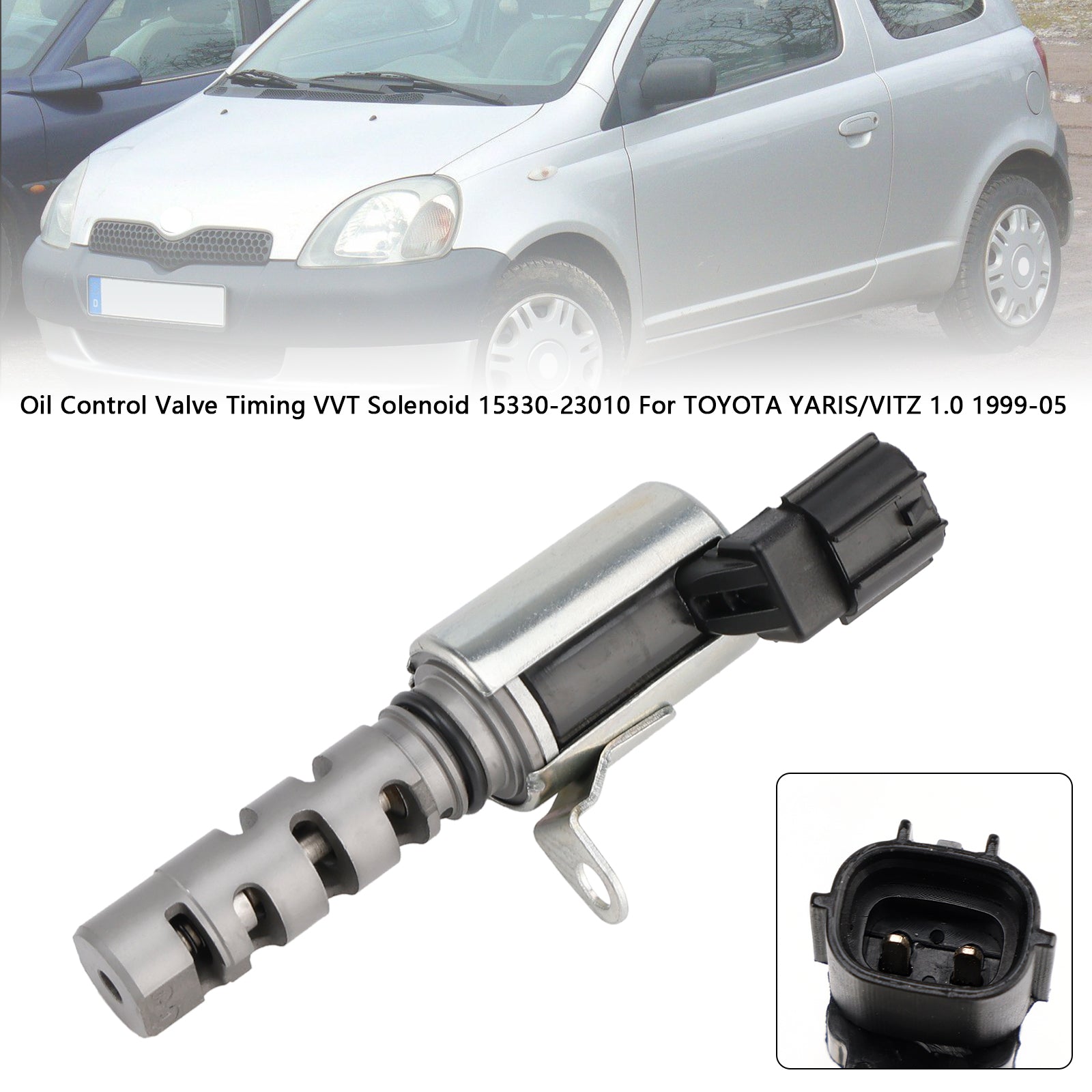 Electroválvula de distribución'Aceite VVT 15330-23010 para Toyota Yaris 1999-2005