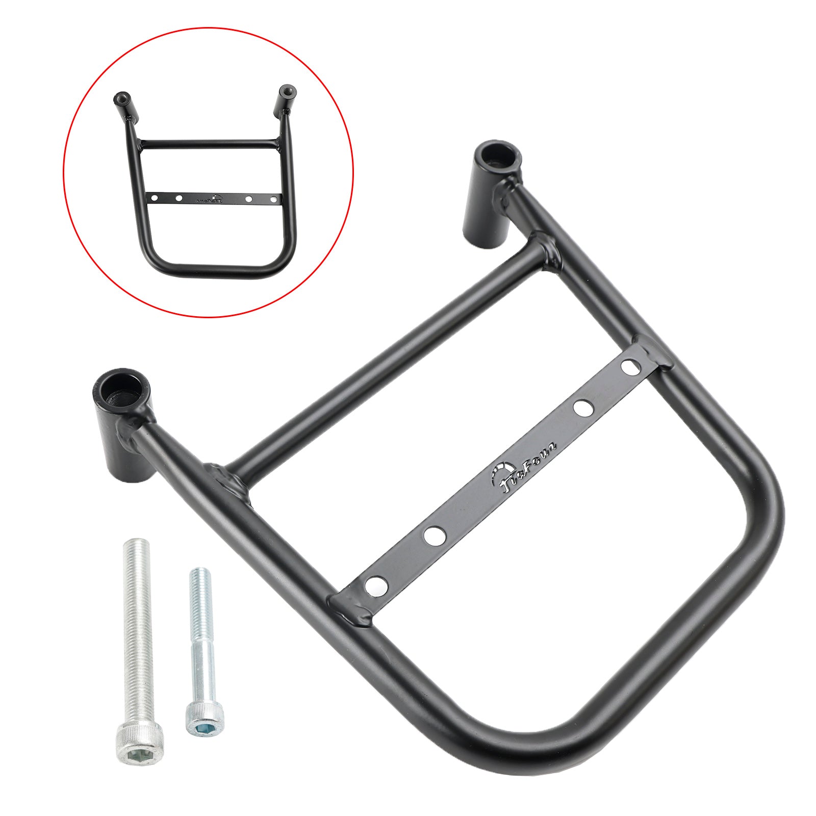 Soporte bolsa lateral para portaequipajes Kawasaki Vulcan S 650 16-23 Cafe