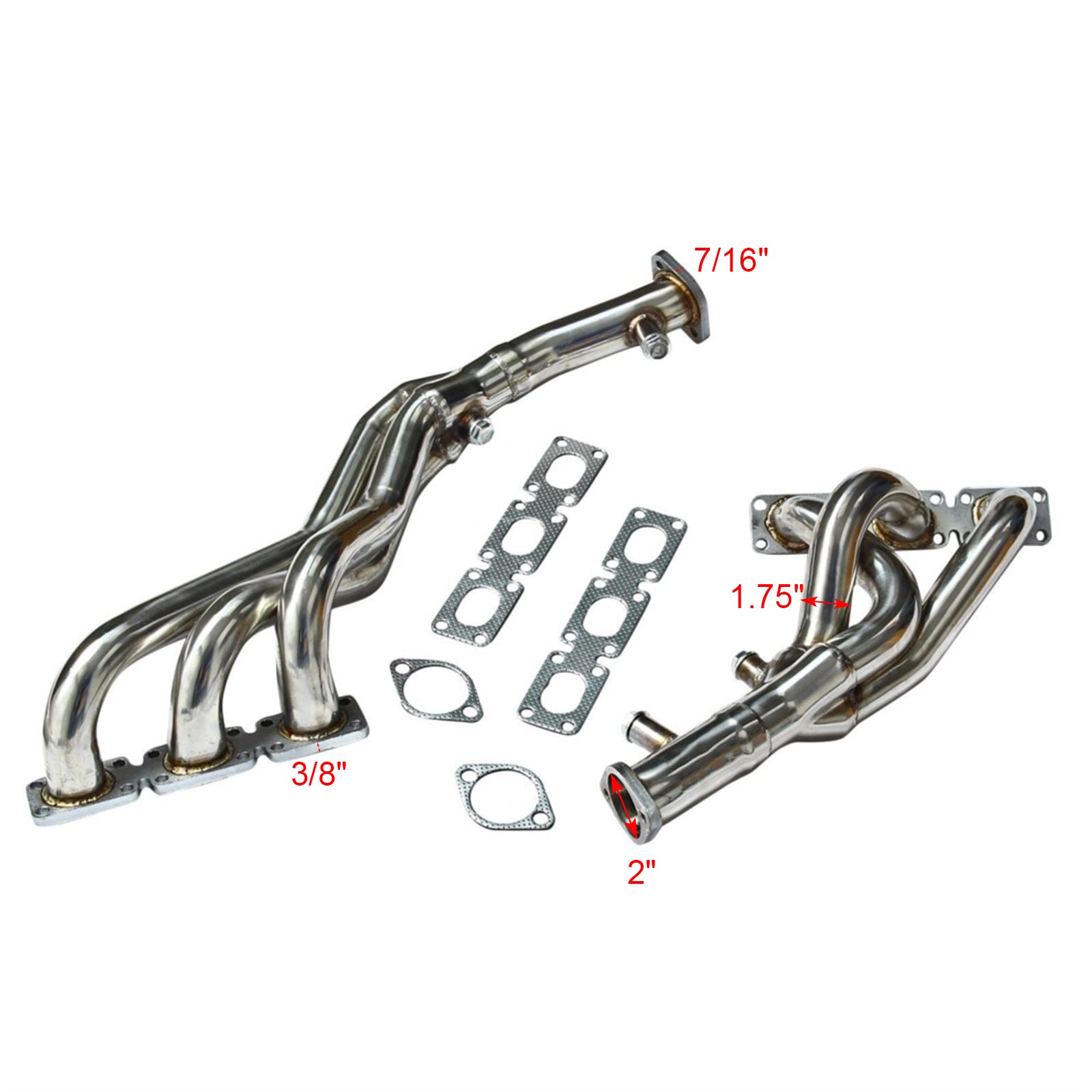 Stainless Exhaust Header Manifold pour BMW E46 323i 328i Z3-528I M54 E93 E94
