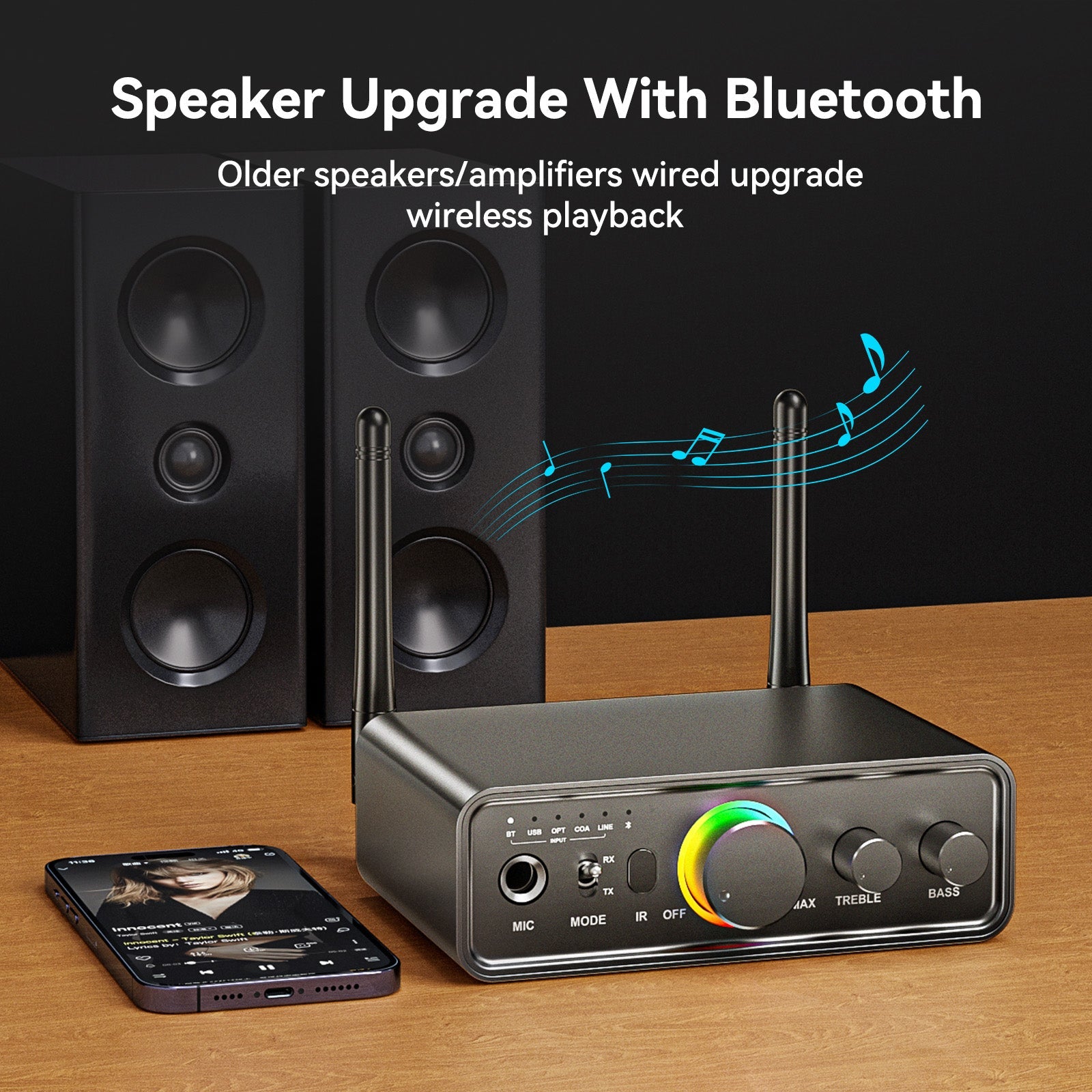 Odbiornik Bluetooth 5.3 Adapter Bluetooth U Disk Bezstratny moduł nadajnika audio