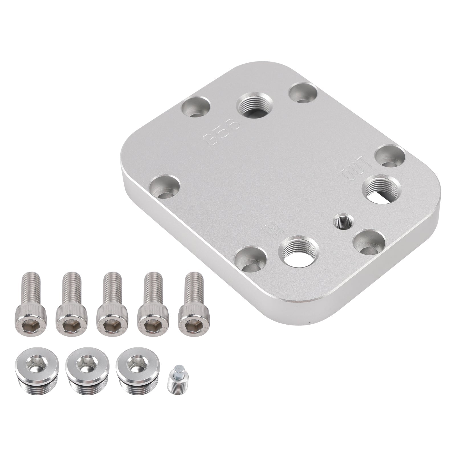 3-poorts aftakaskoelerdeksel 1/8 NPT voor 1/8 NPT-cilinder 1500 2500 3500 4000 4500 G56