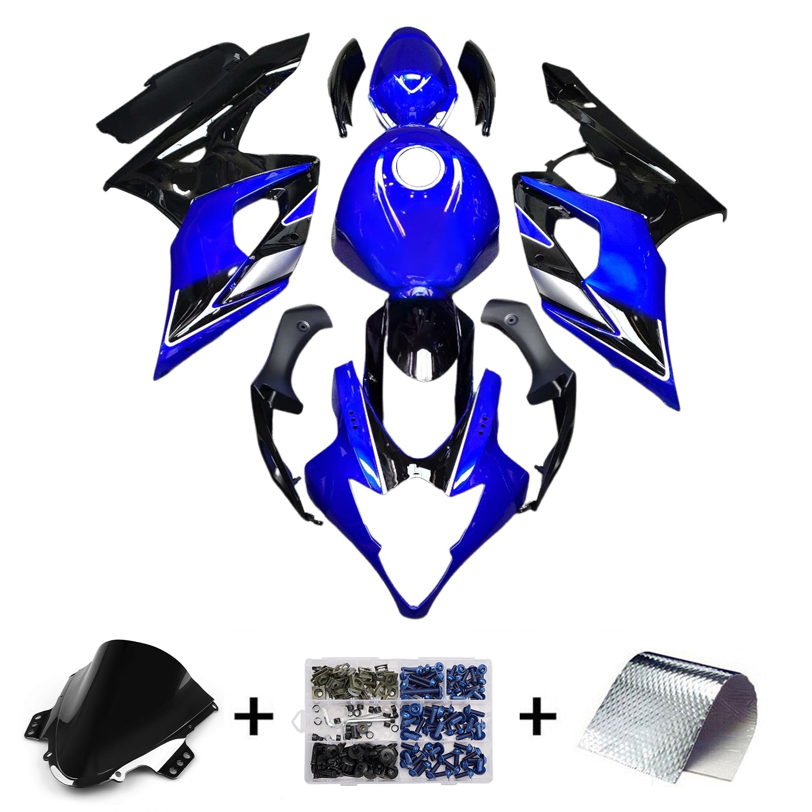 Kit di carenatura a iniezione, carrozzeria in plastica ABS per Suzuki GSXR1000 2005-2006 K5