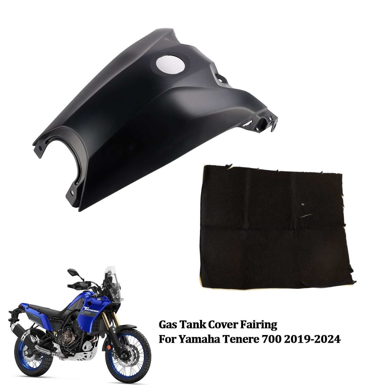 Yamaha Tenere 700 2019-2024 Brandstoftankdekselbeschermer