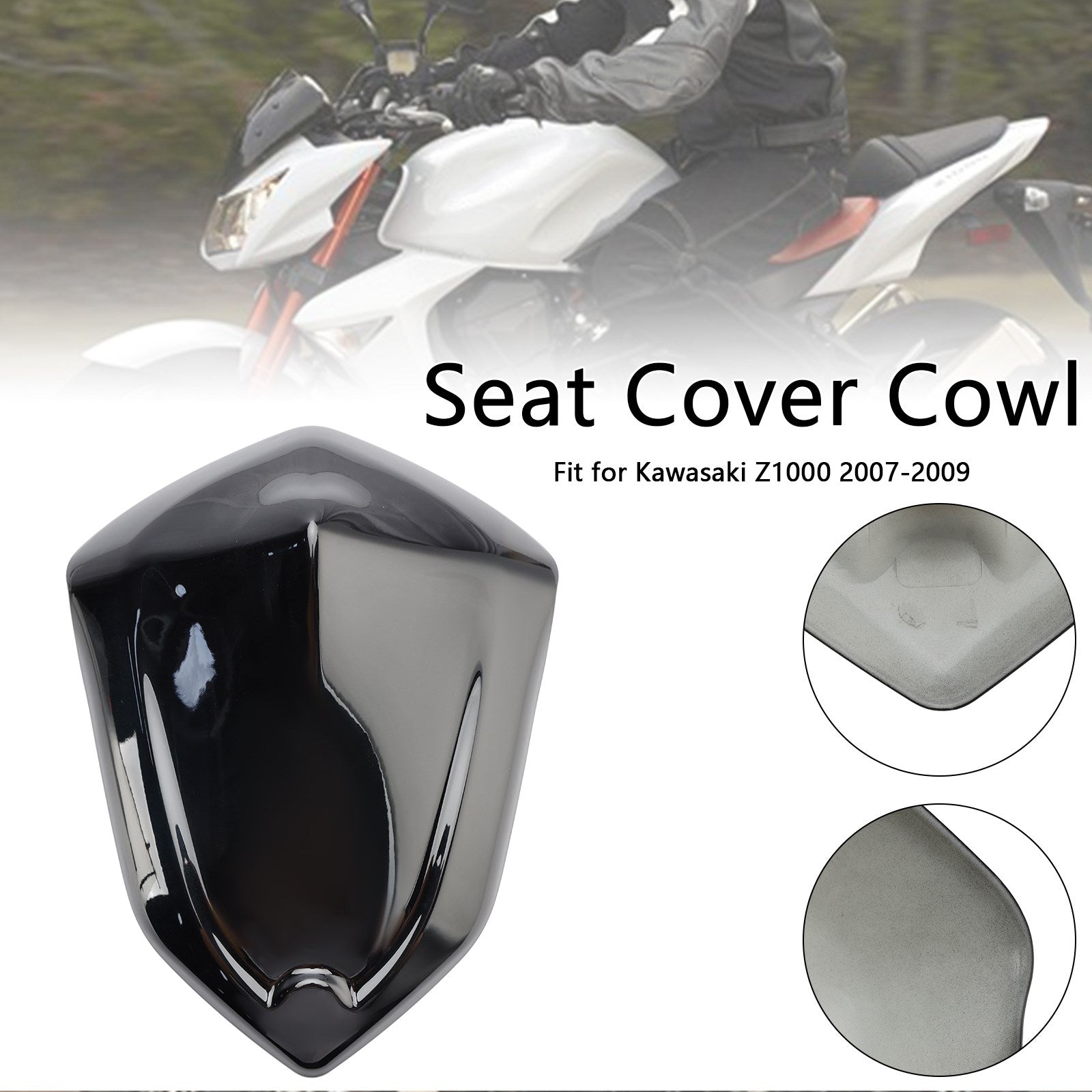 Capot de carénage de siège arrière pour Kawasaki Z1000 2007-2009