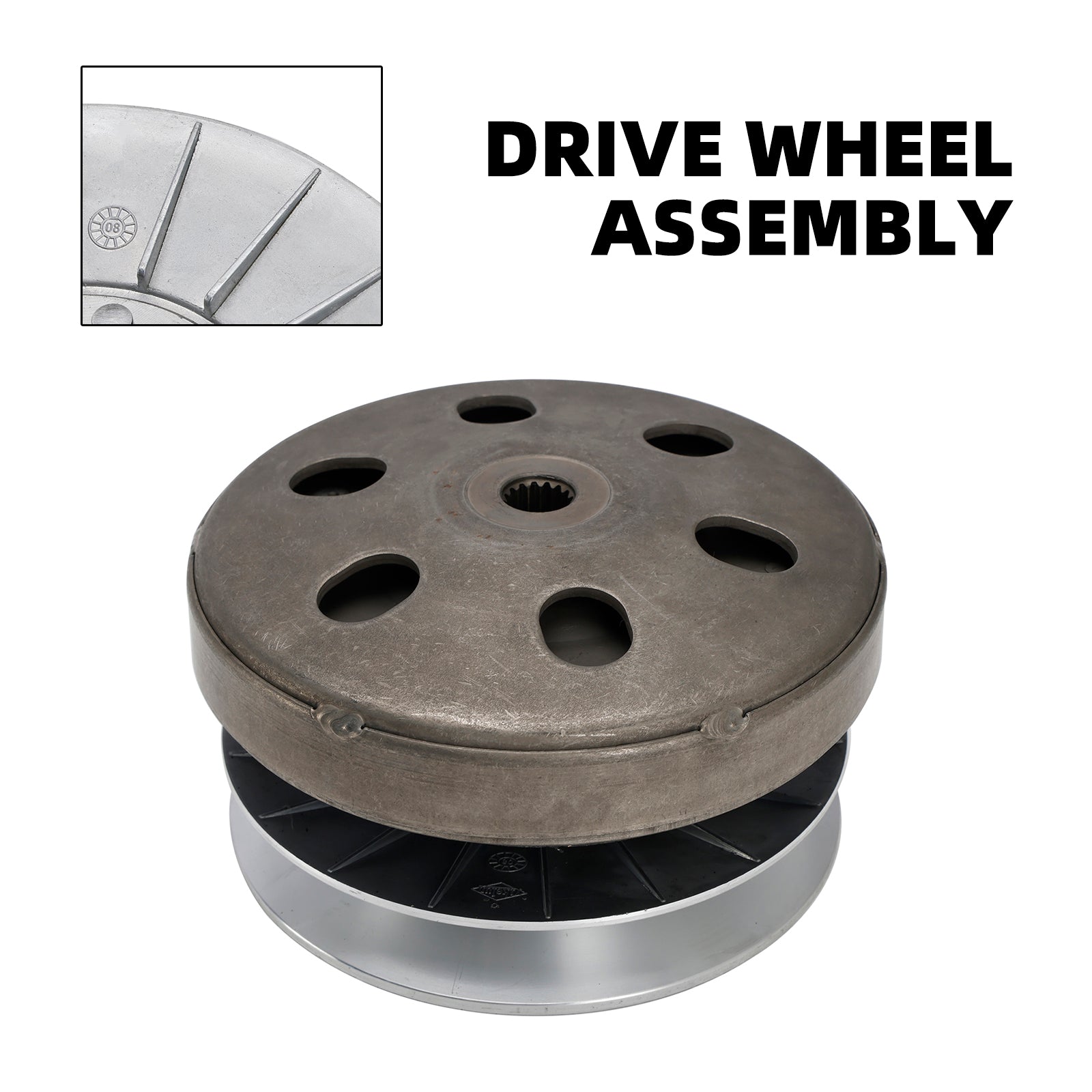 Etukytkinvaihteiston hihnapyörä kokoonpano 27248 27248C Linhai 400 Irs 420 Promax T3B