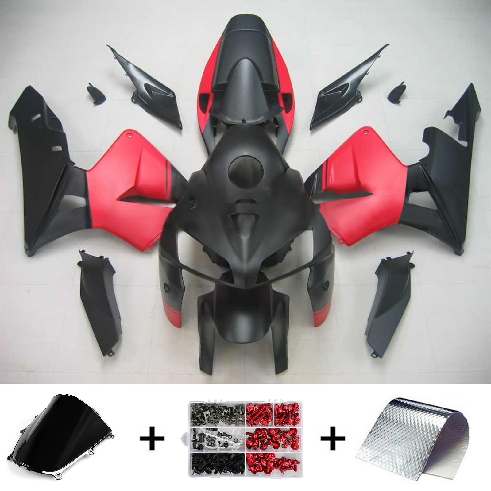 Kit de carénage par injection, carrosserie en plastique ABS pour Honda CBR600RR 2005-2006 F5