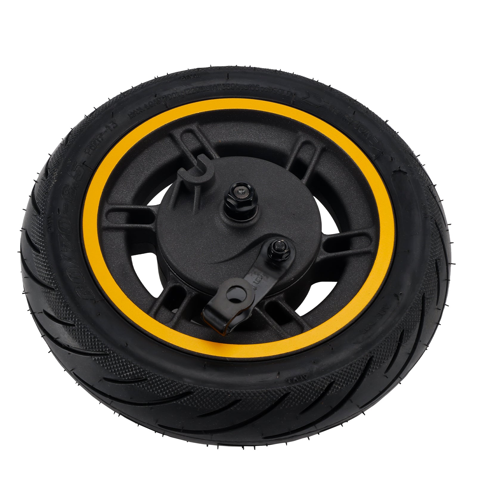 Roue Avant avec Pneu Solide 10 Pouces (60/70-6.5) pour Trottinette Ninebot Max G30 | Cadre Aluminium