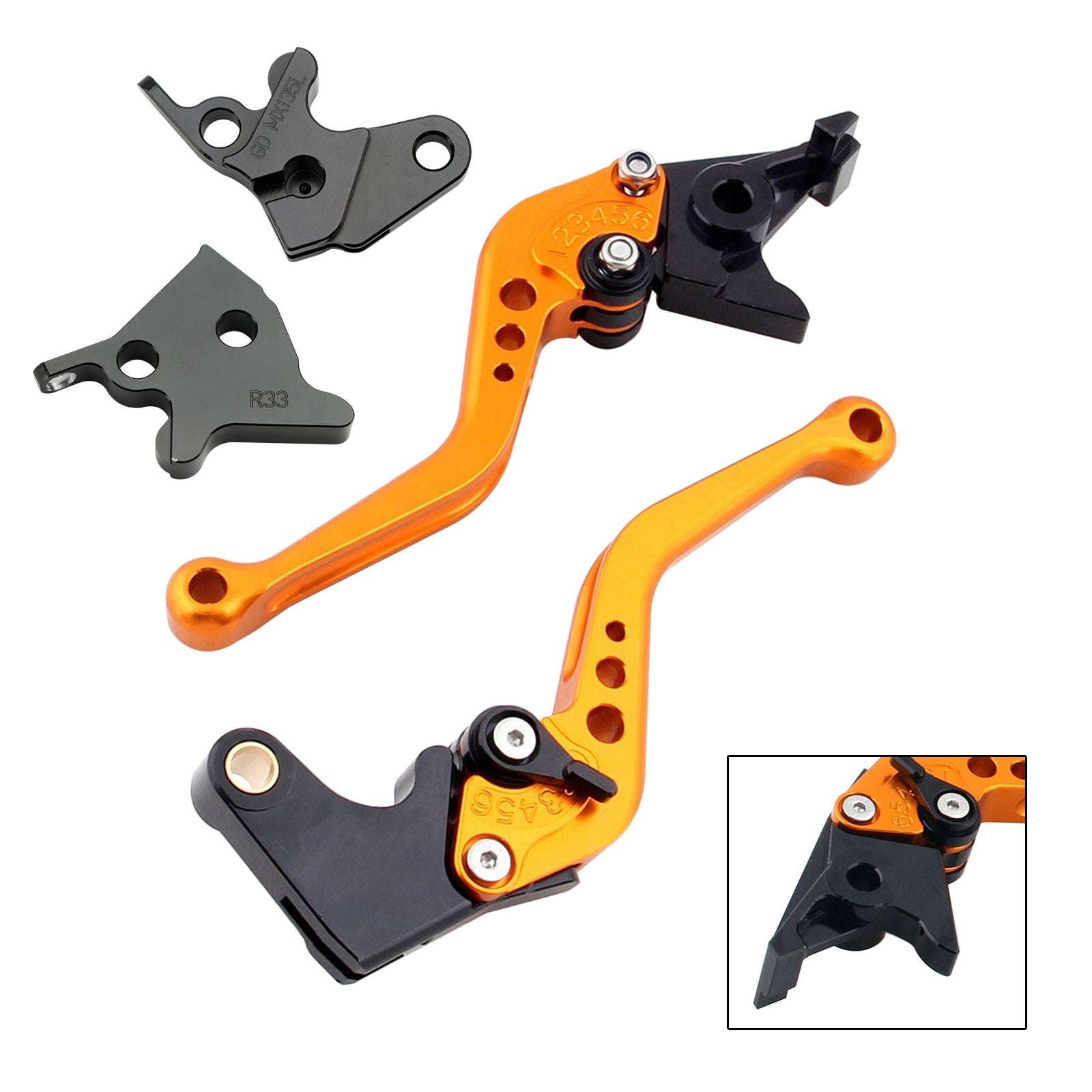 Ročica kratke zavore in sklopke za Yamaha YBR125 2005–2014