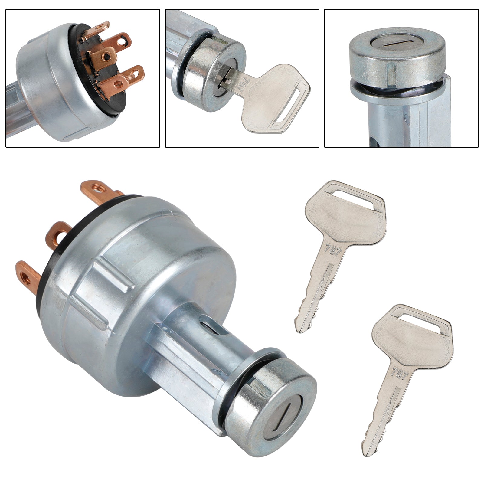 Interrupteur D'Allumage Avec Clés Pour Kubota Yanmar John Deere 08086-10000