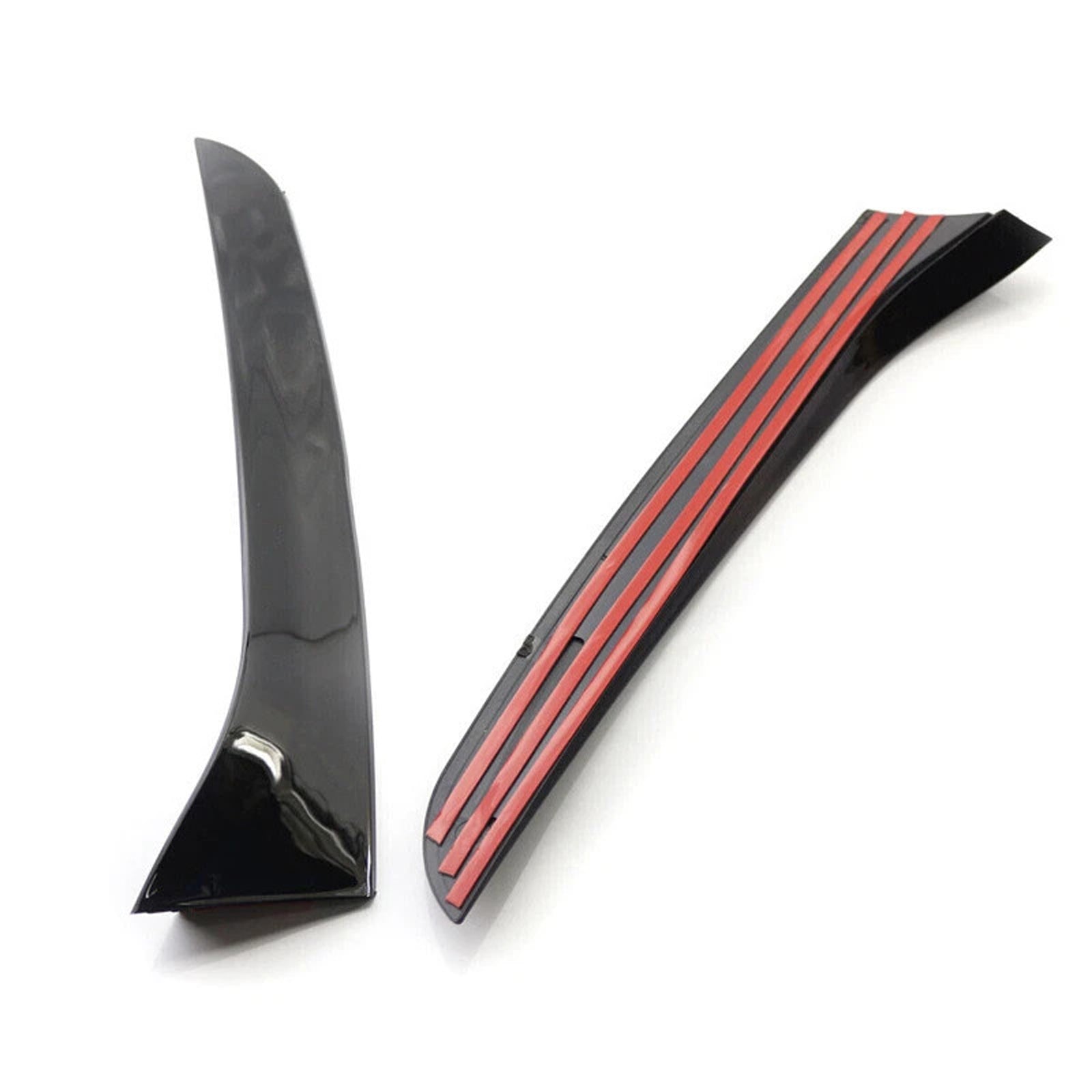 Coppia di spoiler laterali per lunotto posteriore nero lucido per VW Passat B7 Wagon 11-15