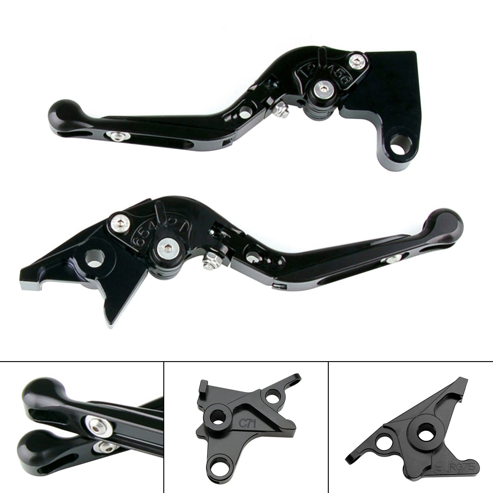 Levier de frein et d'embrayage réglable pour BMW R NINE T / PURE / RACER 2017-2023