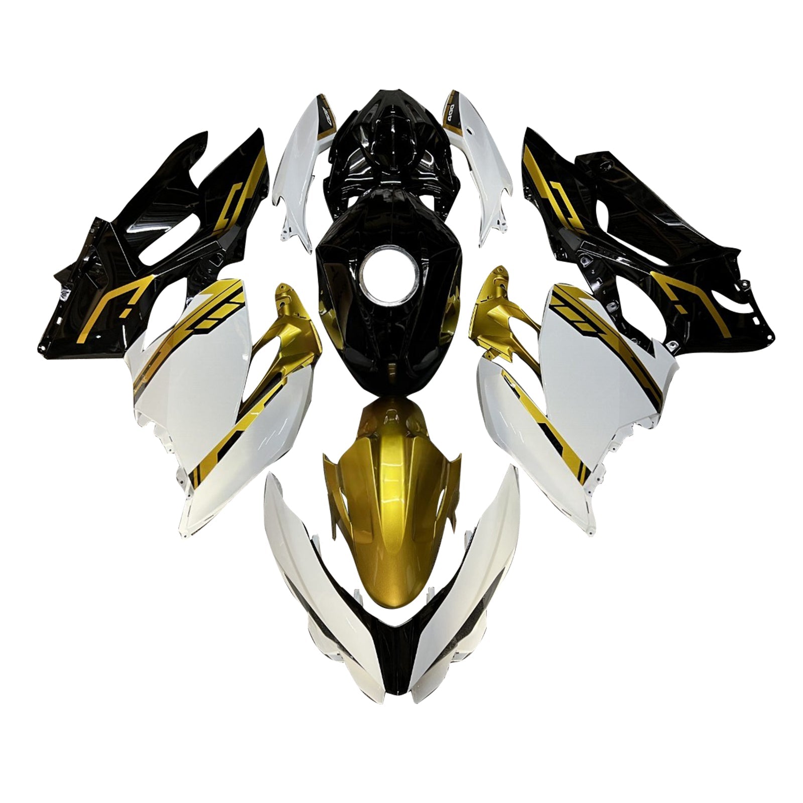 Kit di carenatura a iniezione, carrozzeria in plastica ABS per Kawasaki EX400 Ninja400 2018-2024