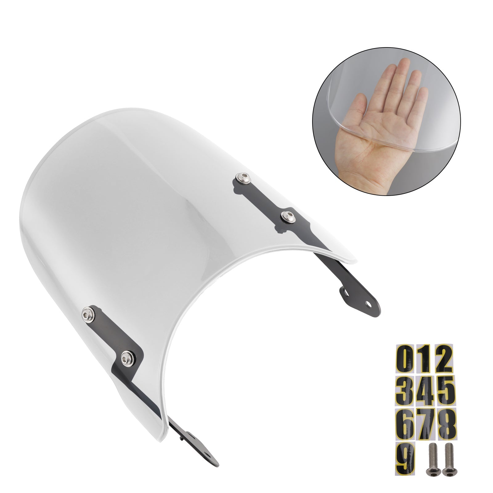 Pare-brise compatible avec YAMAHA XSR 155 2020-2023 XSR 125 2024-2025