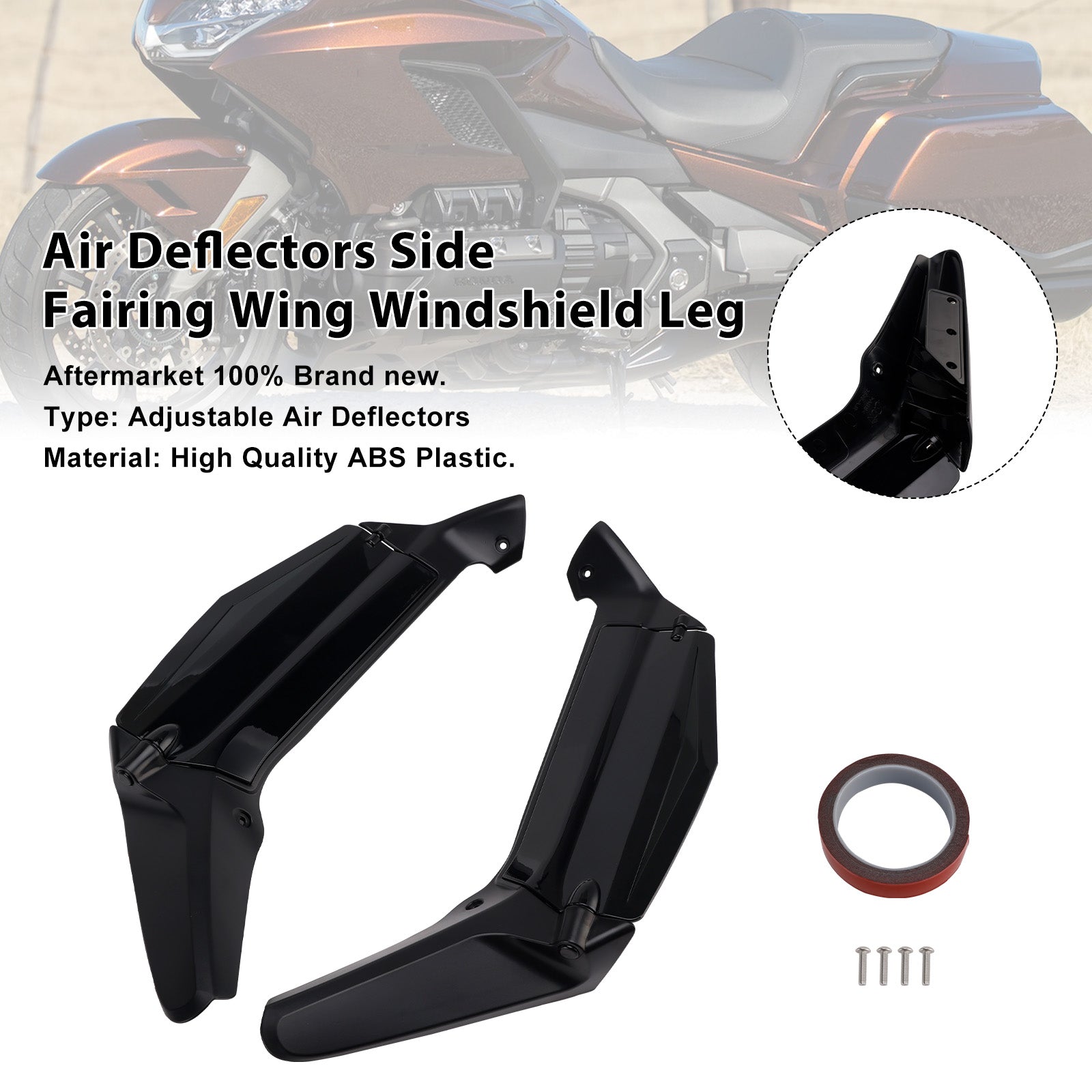 Deflettori&Carenature laterali per Honda Goldwing GL1800 (2018-2024) - Carenatura laterale - Base parabrezza