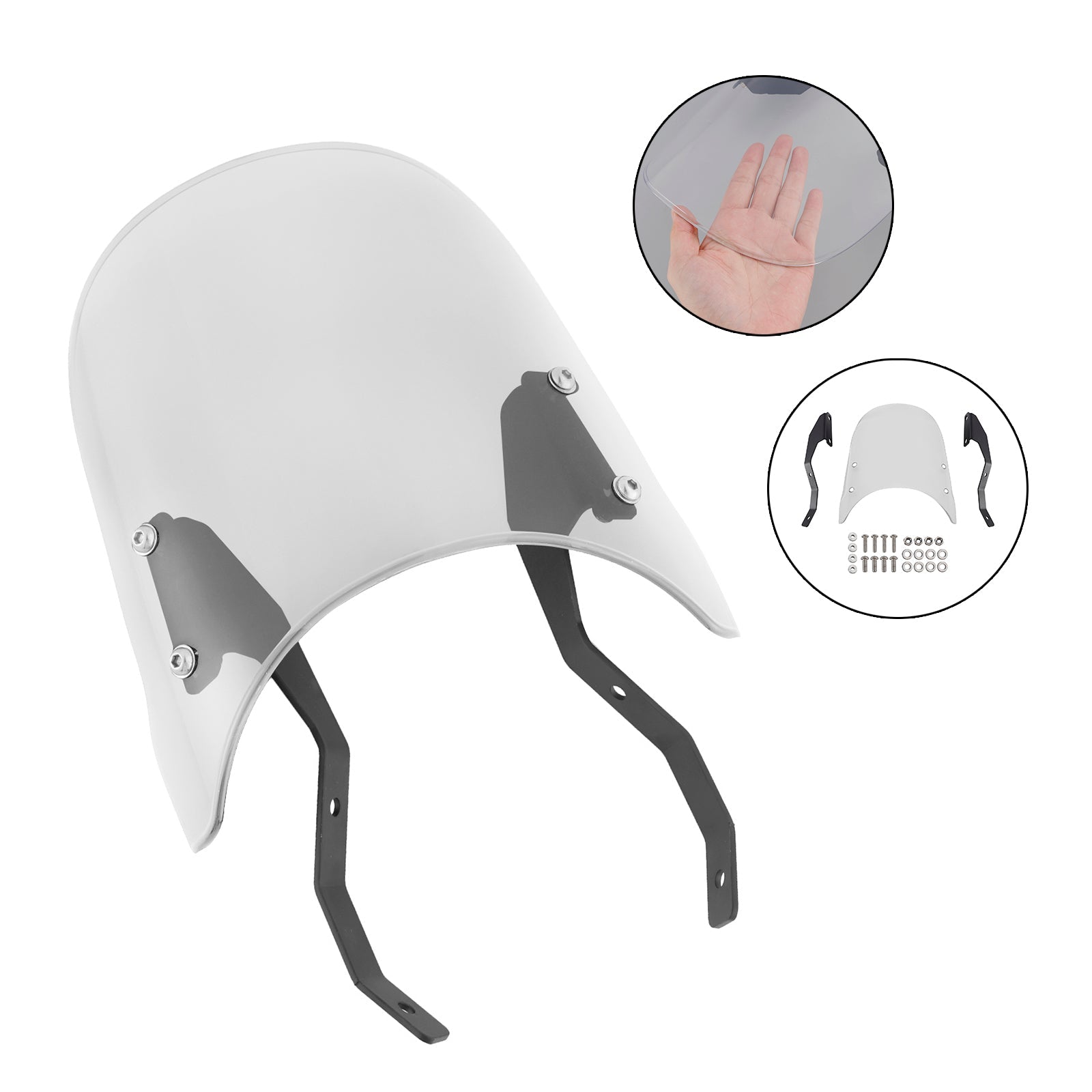 Tuulilasi sopiva tuulilasi Honda Rebel 250 300 500 CL250 CL300 CL500 23-24