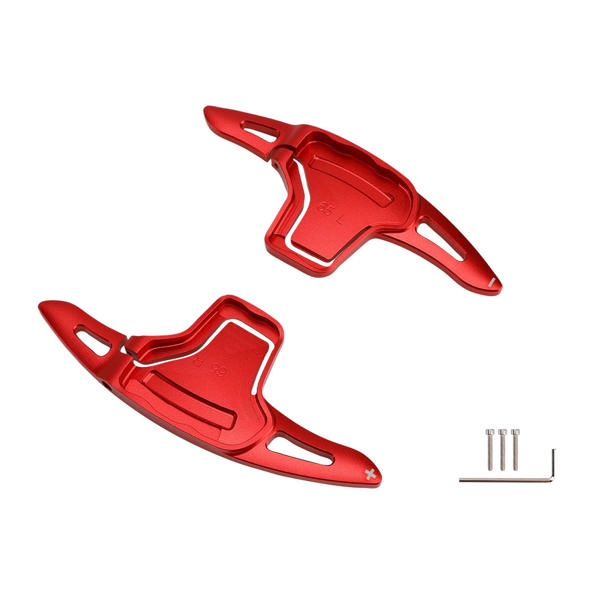 Stuurschakelpaddles voor Kia K5 2016-2019, rood aluminium