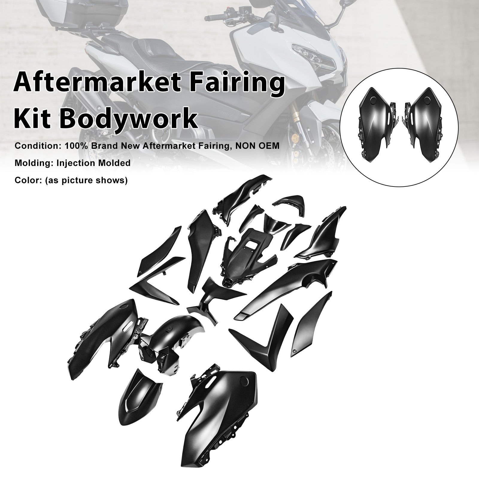 Kit de carénage d'injection pour Yamaha TMAX560 (2025-2026)