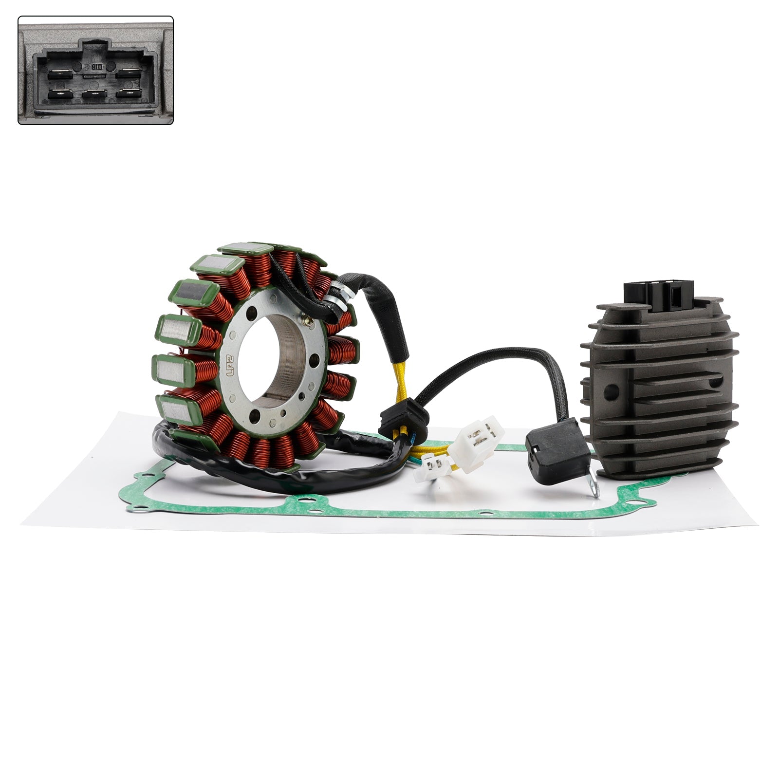Estator/regulador Rectificador Y Bobina De Encendido Para Yamaha Bruin 250 YFM250 2005-2006 - Repuesto Compatible