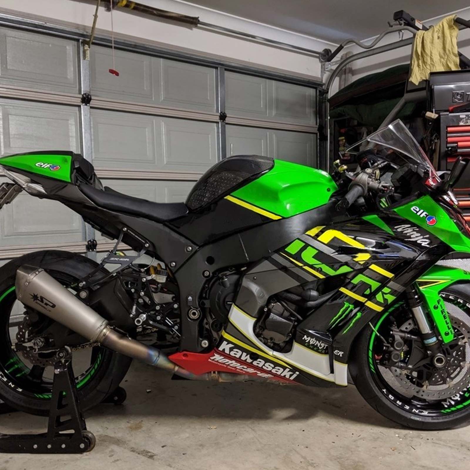 2011-2015 Kawasaki ZX10R-injektiosarja, joka on ABS ABS säädetyssä muovissa