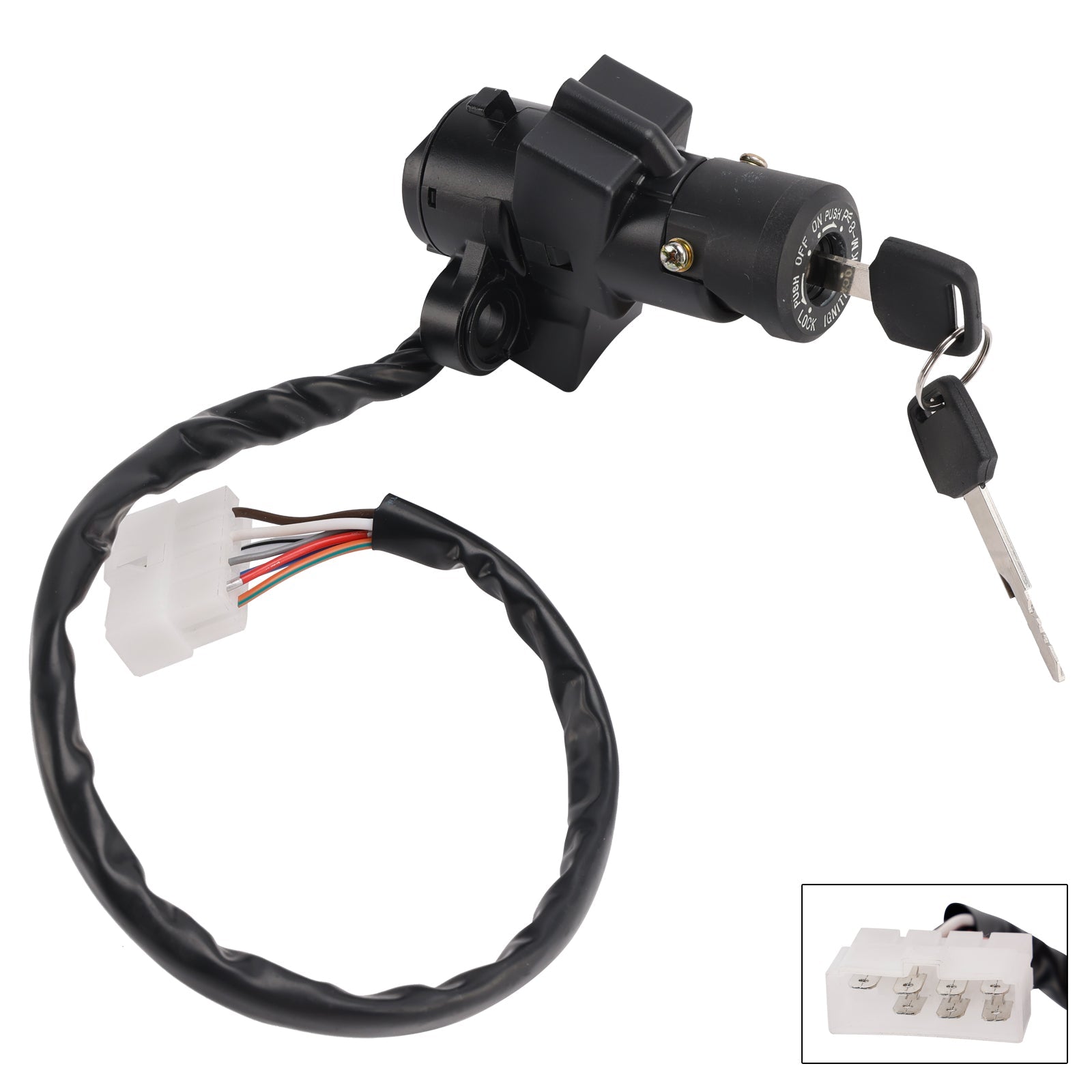 INTERRUPTOR DE LLAVE DE ENCENDIDO PARA KAWASAKI NINJA ZX 6 10 ZX6R Z750S Z1000 ZX10R 27005-5137