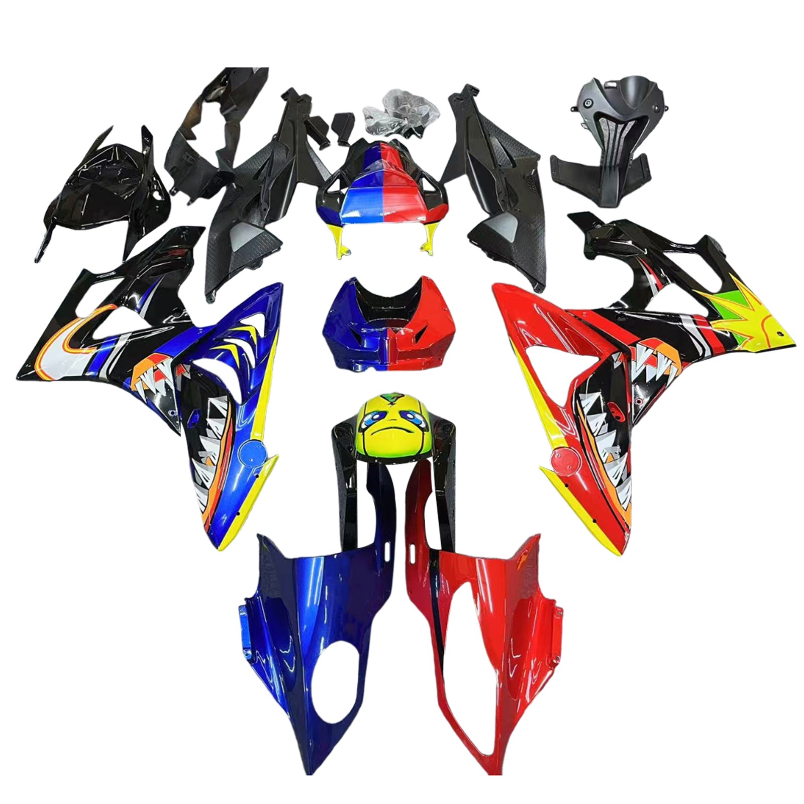 Kit de carénage à injection en plastique ABS pour BMW S1000RR 2009-2014