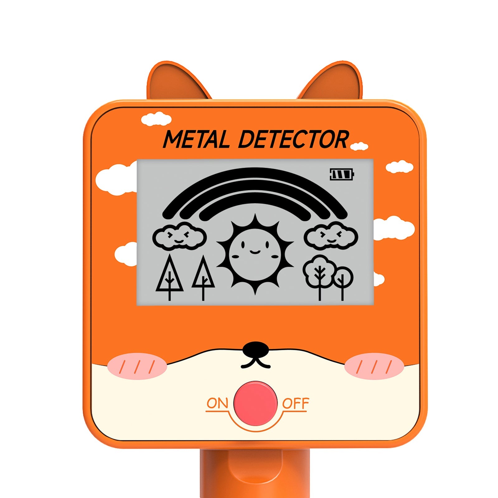 Détecteur de métaux pour enfants GT260, étanche, avec bobine de recherche de 6,3 pouces, ORG