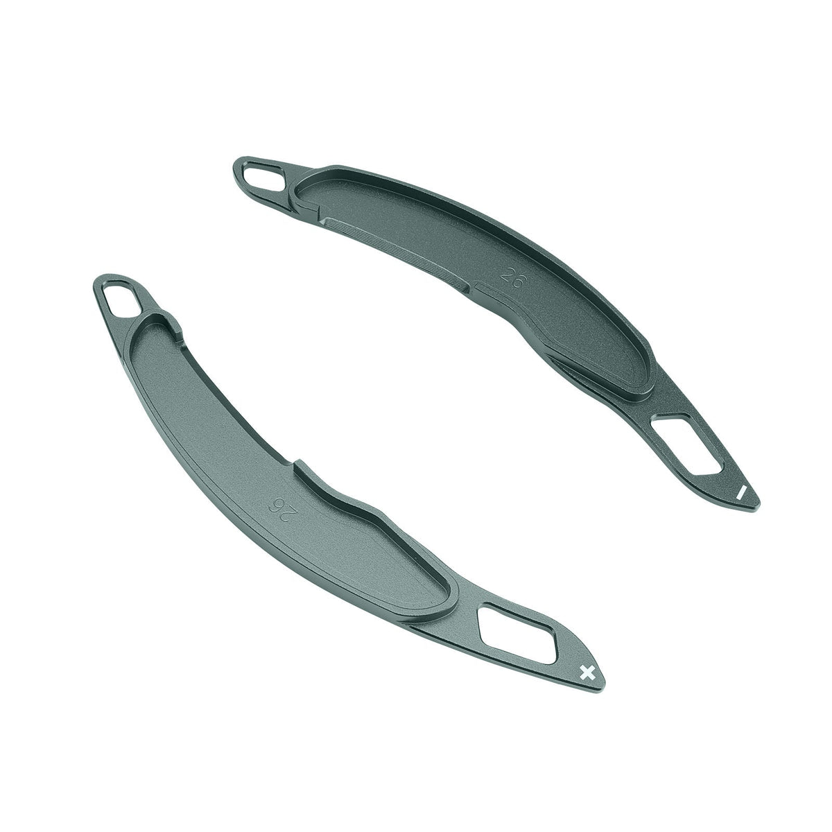 Stuurschakelpaddles voor Mitsubishi ASX 2013-2015, aluminiumgrijs