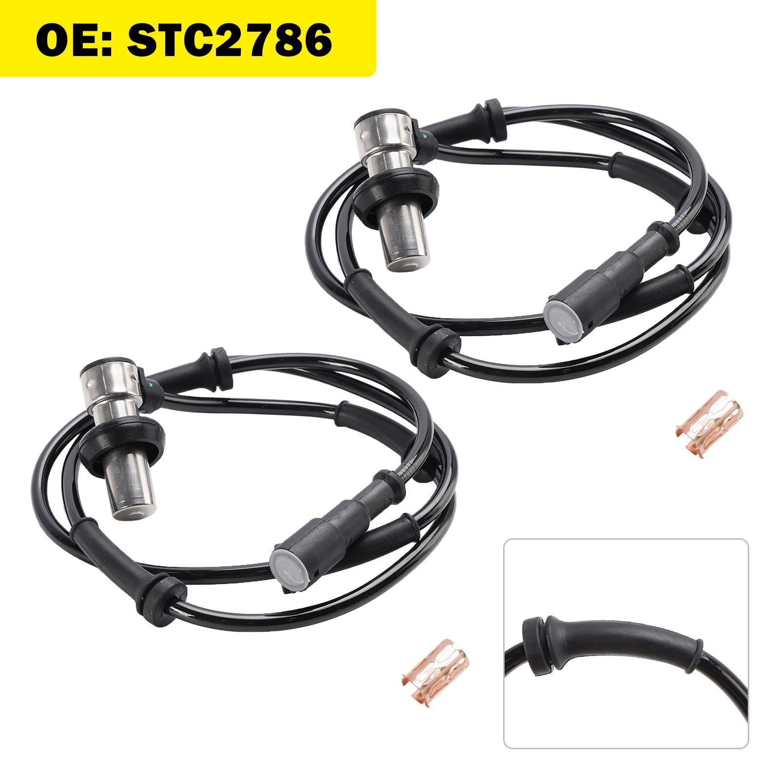 1994-2002 Land Rover Range Rover P38 Tutti i modelli 2X Sensori di velocità ruota anteriore ABS STC2786