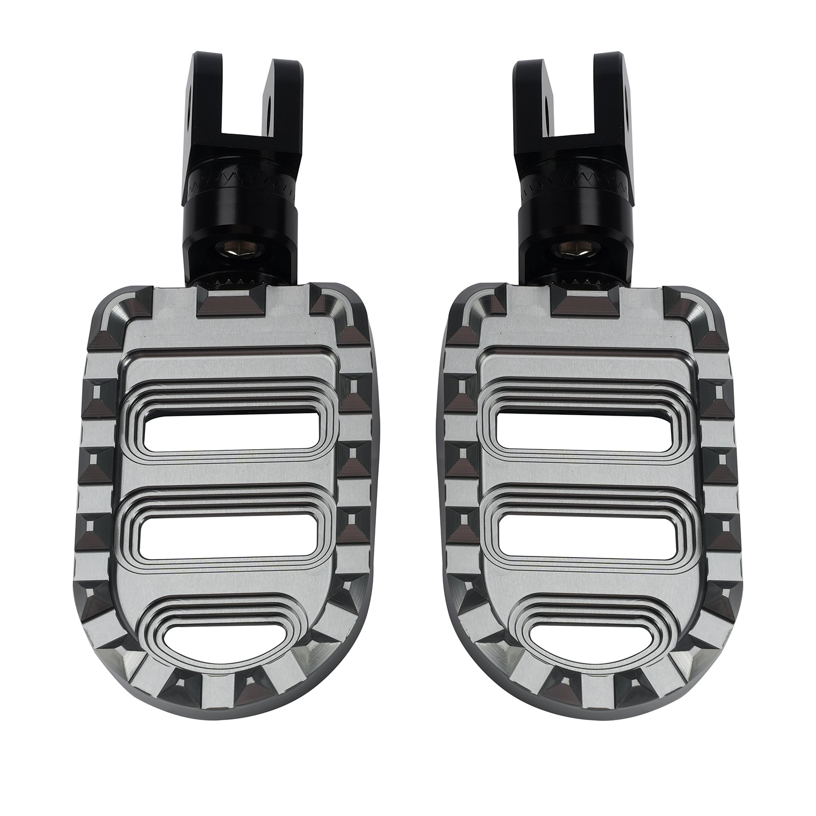 Avant Repose-pieds pour Suzuki Boulevard M50/C50 2005-2015 Gris