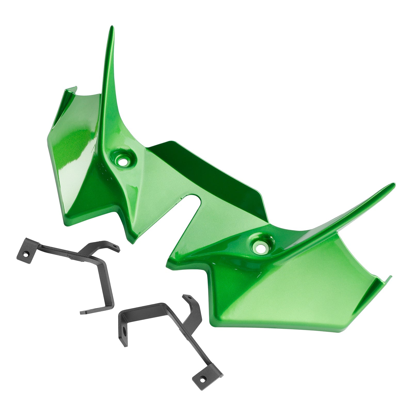 Estensione della carenatura dello spoiler anteriore per Kawasaki Z650 2021-2024, verde scuro