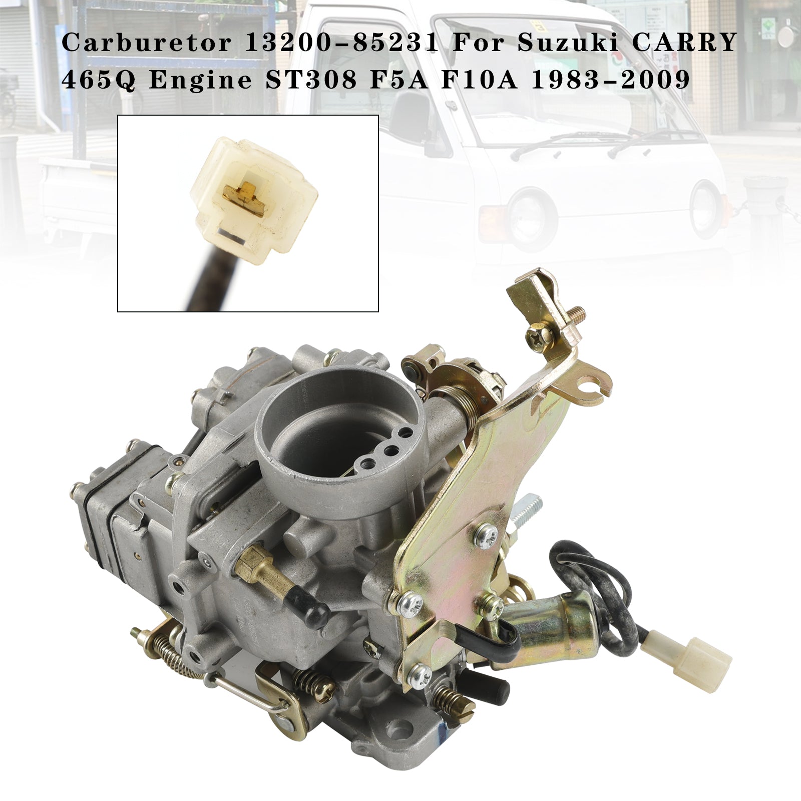 1983-2009 Suzuki CARRY 465Q motor ST308 F5A F10A carburador 13200-85231