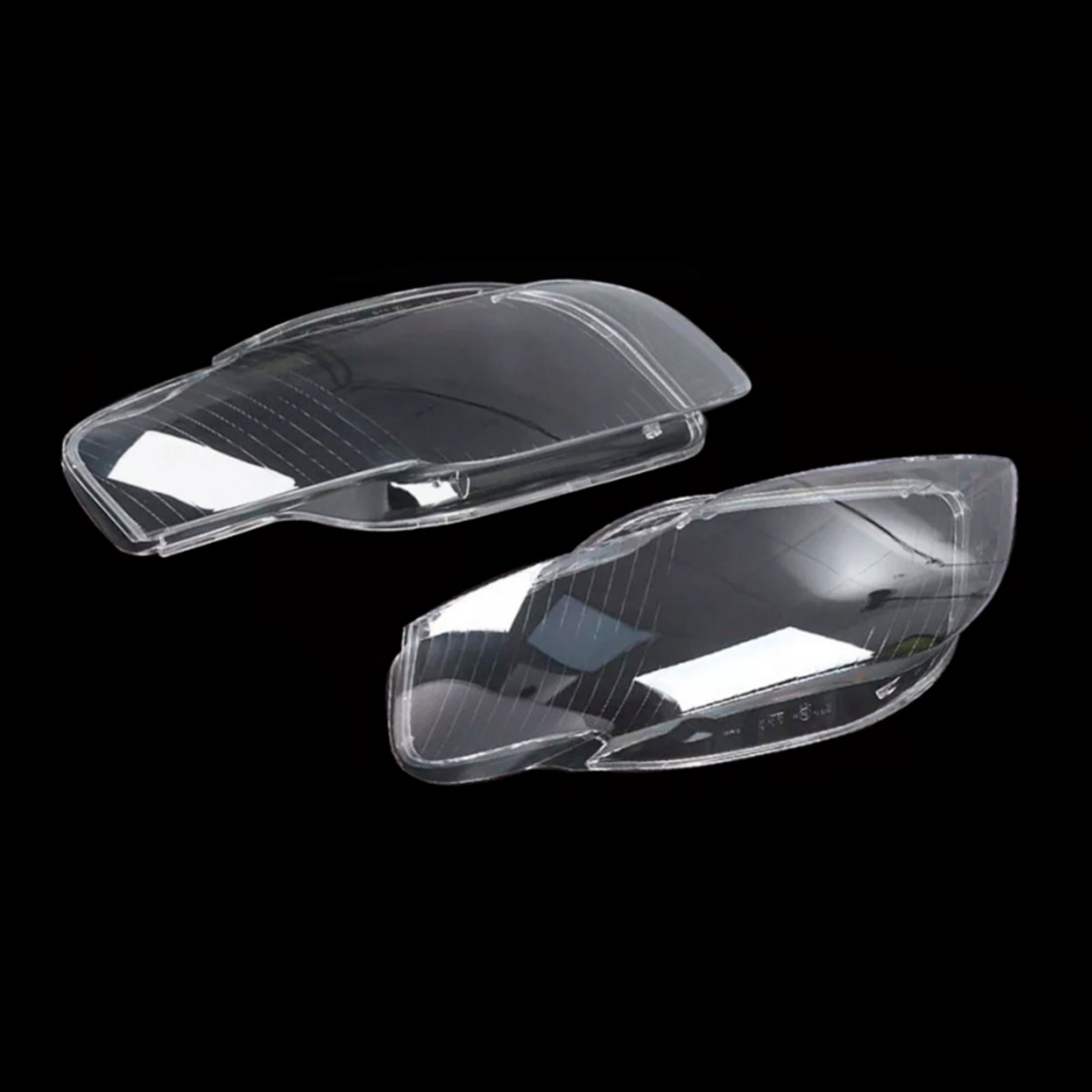 Conjunto de 2 cubiertas transparentes para faros delanteros Audi A4 B7 8th 2005-2008