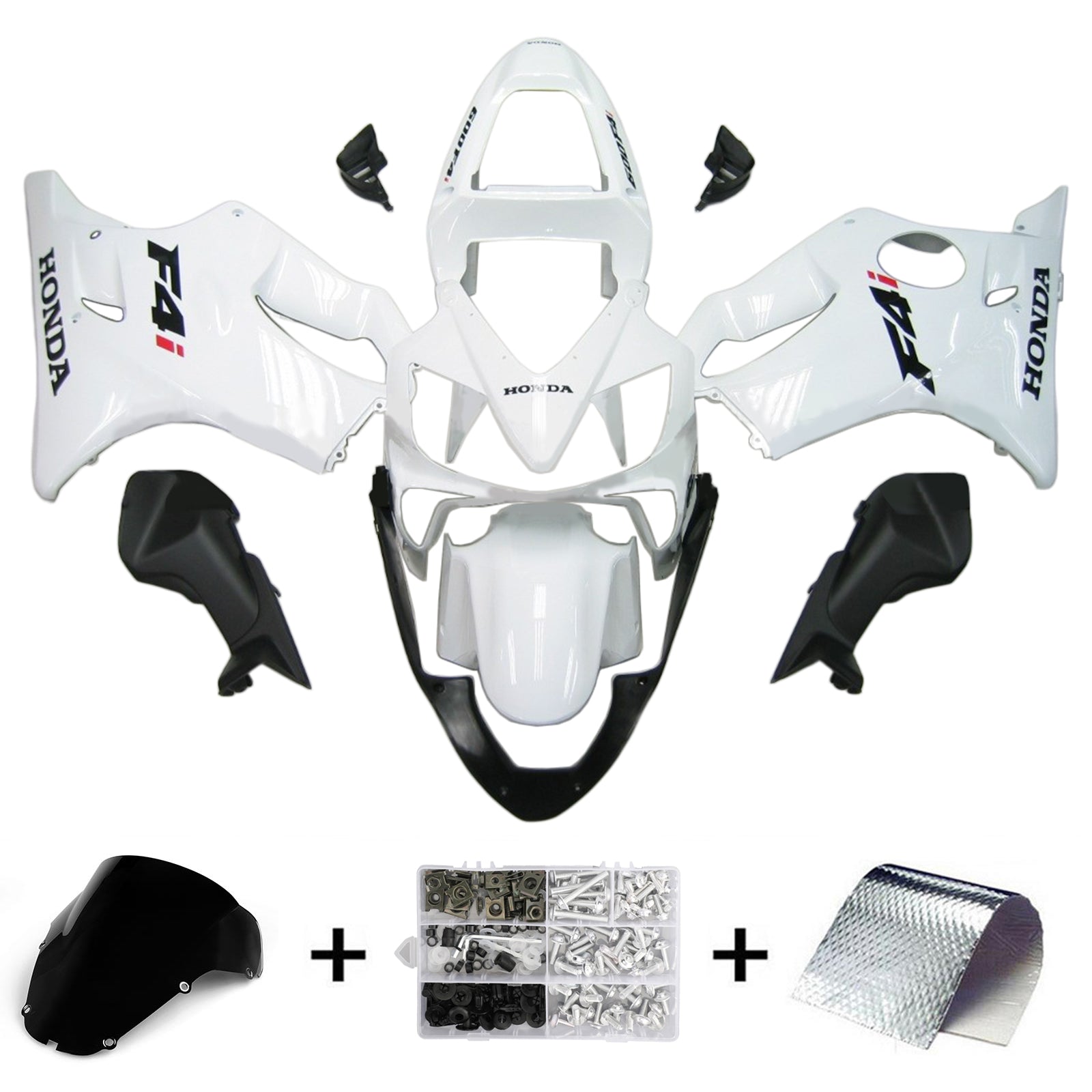ABS Plastic Kairing Kit voor Honda CBR600 F4I 2001-2003