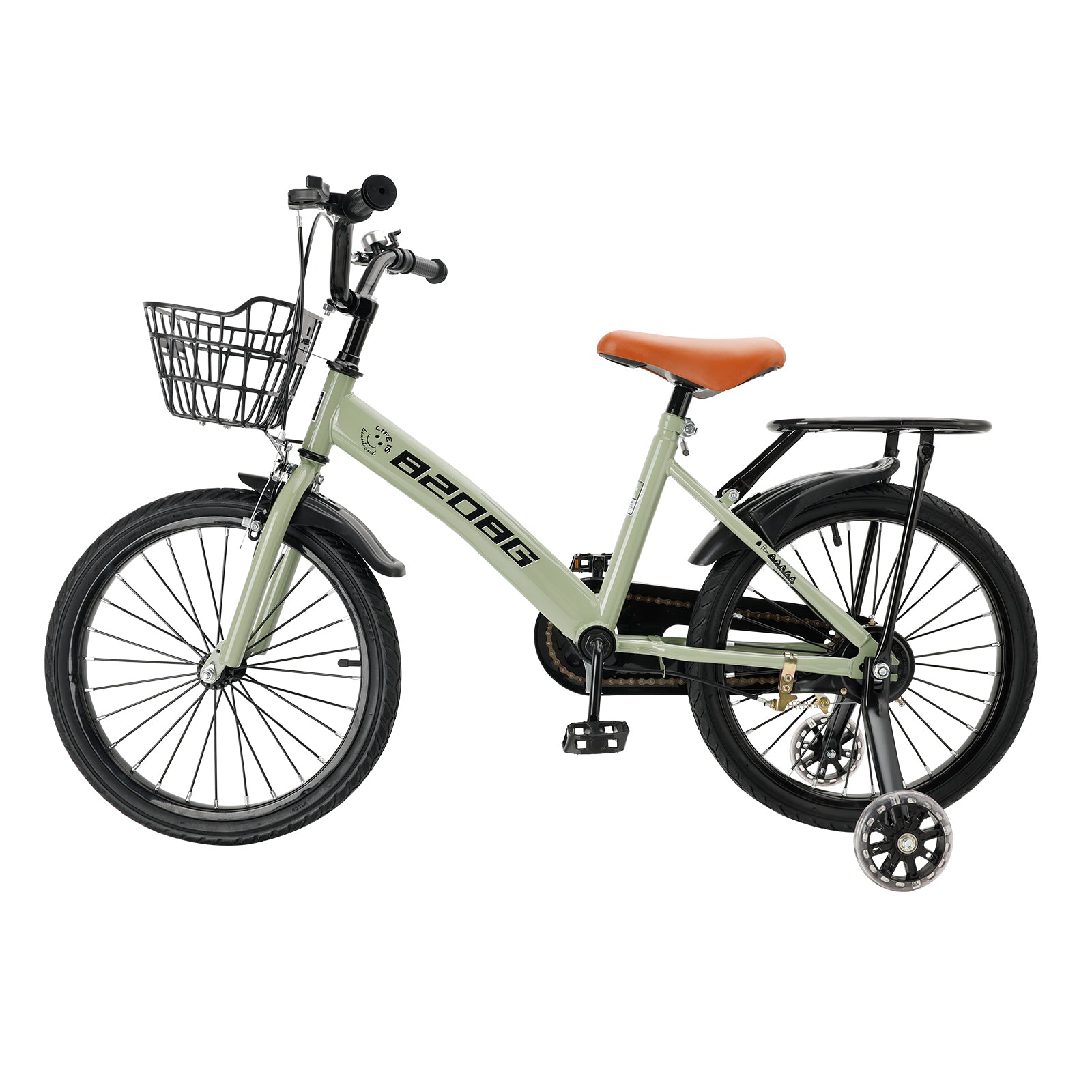 Forcella Ammortizzata Logan Per Bici Junior MTB 20 Pollici - Triplo Morsetto, V-Freno