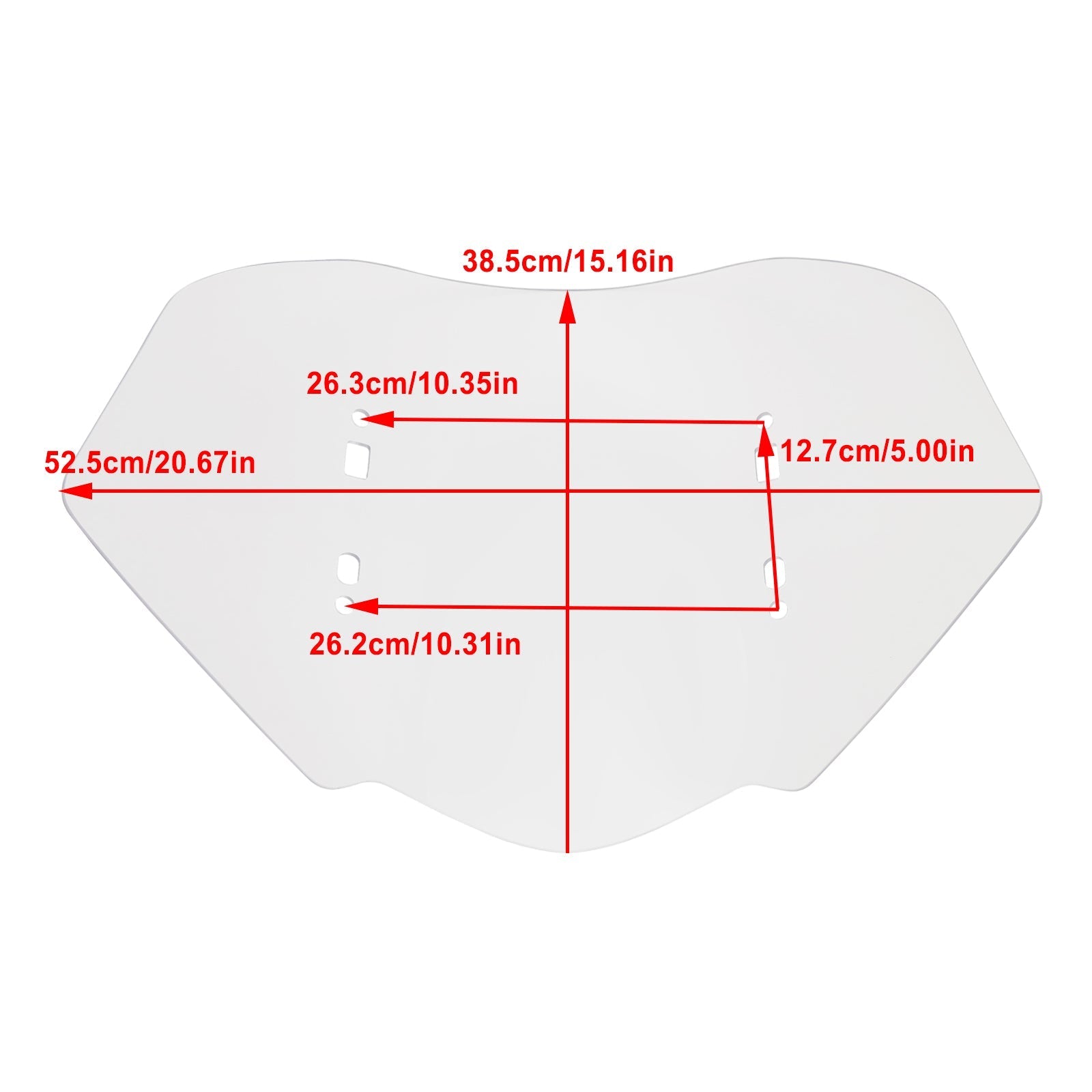 Pare-brise moto Honda Gold Wing GL1800 2018-2023