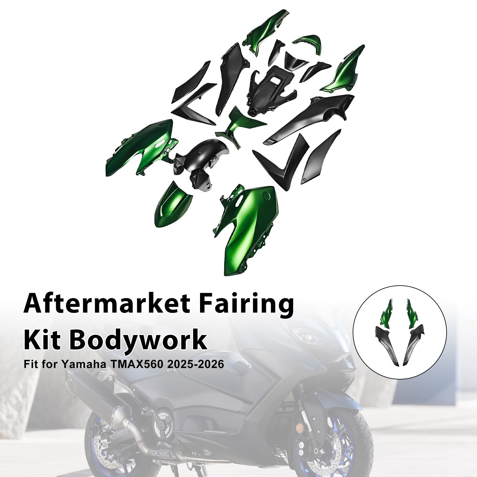 Kit de carénage d'injection pour Yamaha TMAX560 (2025-2026)