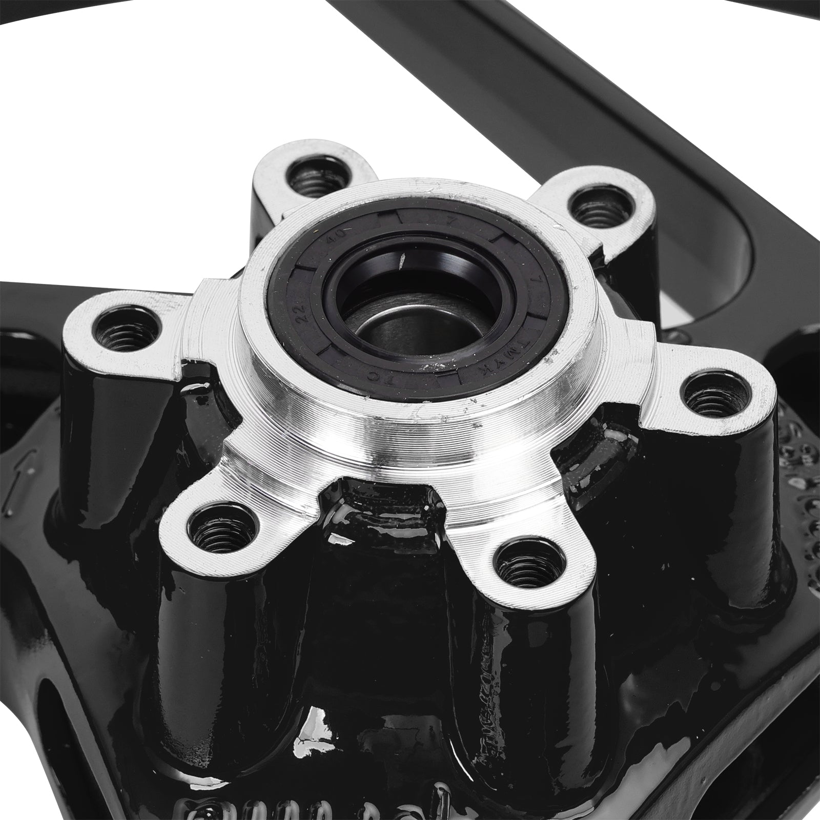 Musta etureuna 17x3,5""Aprilia Tuono 660 (2021-2024) - Viite : 2B005585