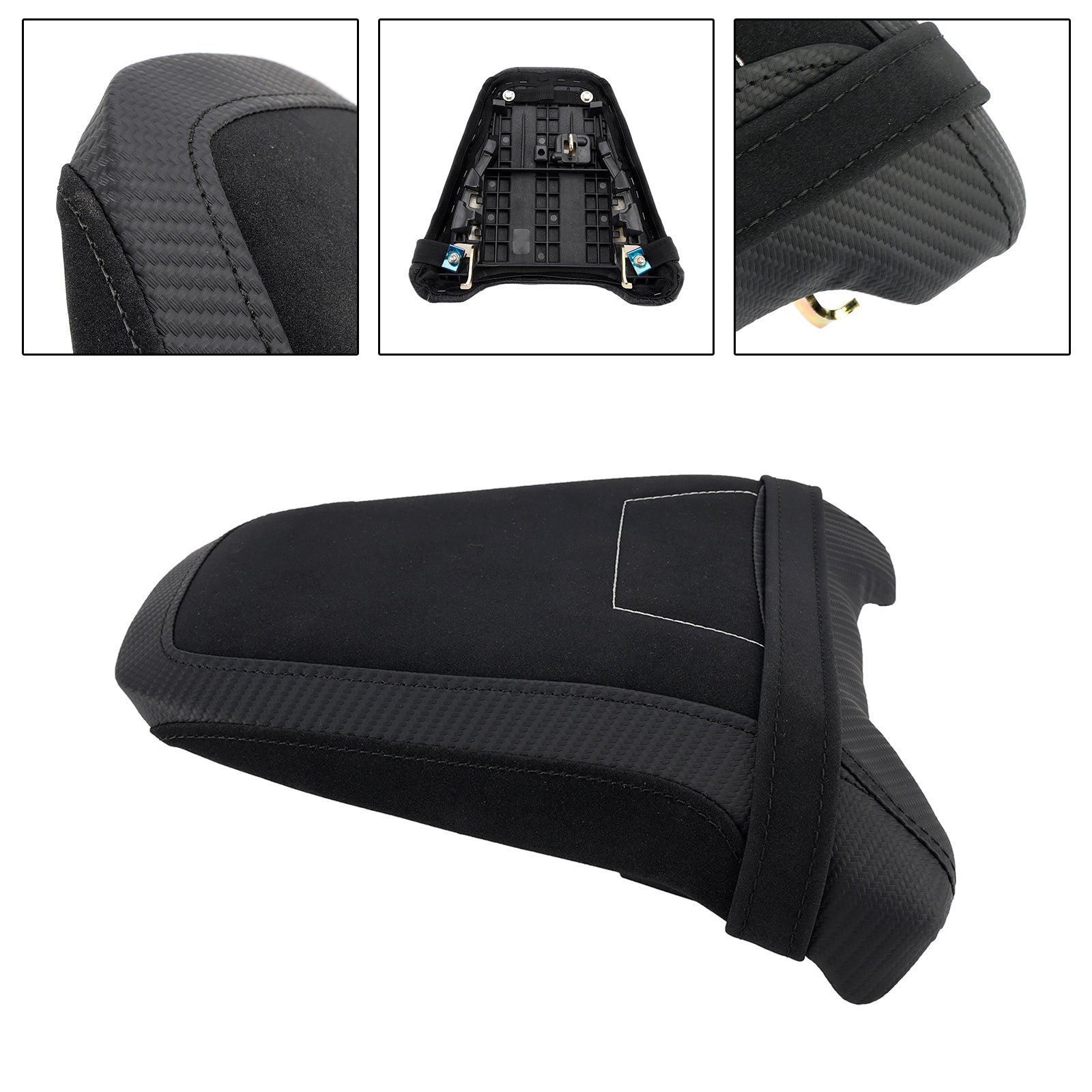 Coussin de selle passager arrière plat en polyuréthane rouge pour HONDA CB650R CBR650R 2024-2025