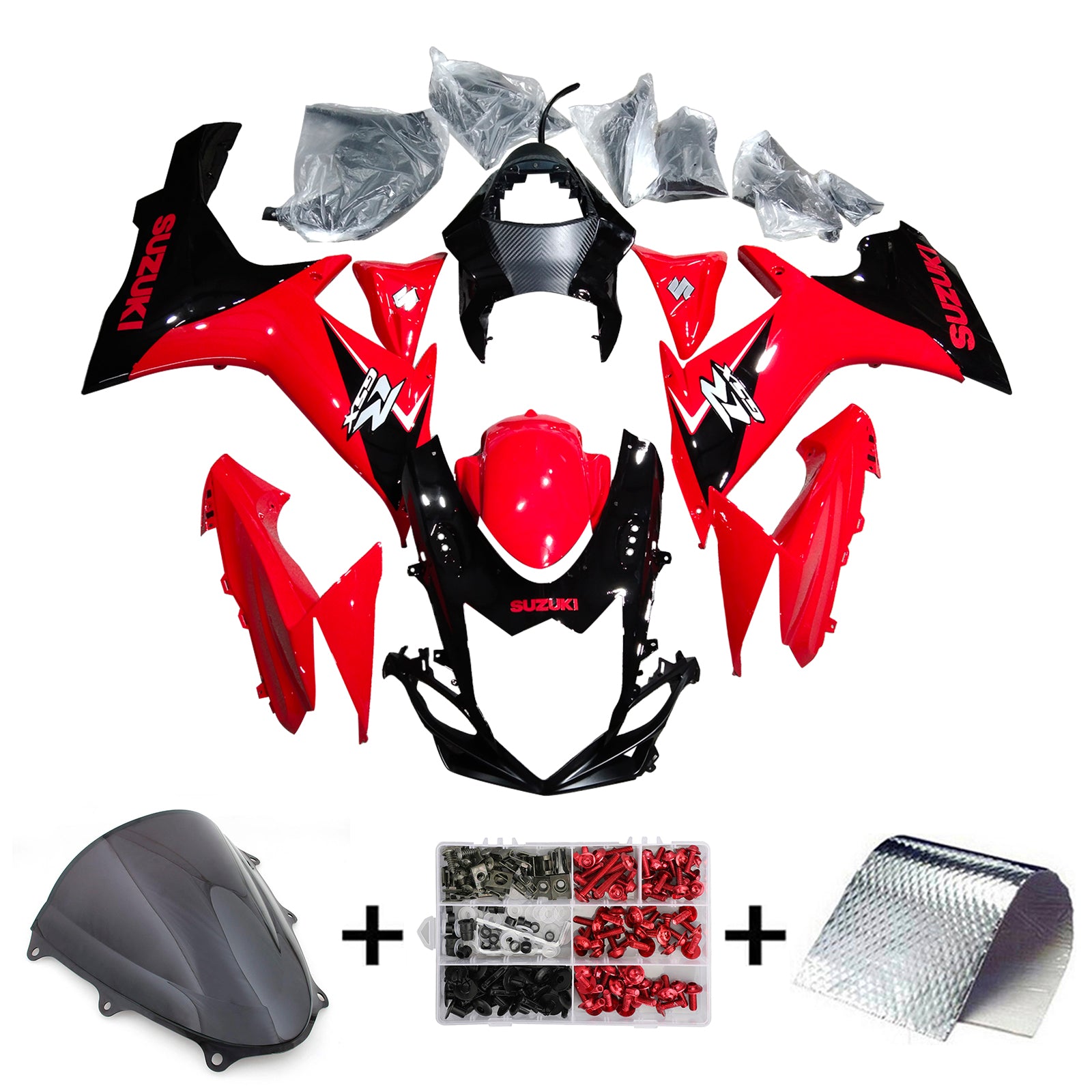 2011-2025 Suzuki GSXR 600/750 K11 Kit de carénage injection Amotopart Bodywork Plastic