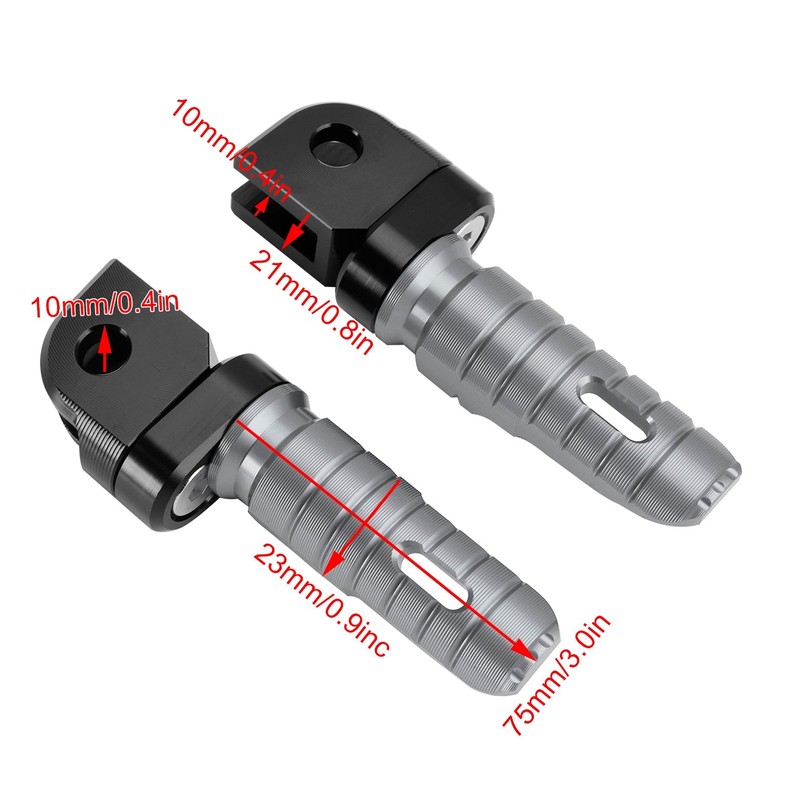 Front poggiapiedi per Kawasaki ZX-4R ZX-4RR 2024-2025 Ninja 400 2018-2024