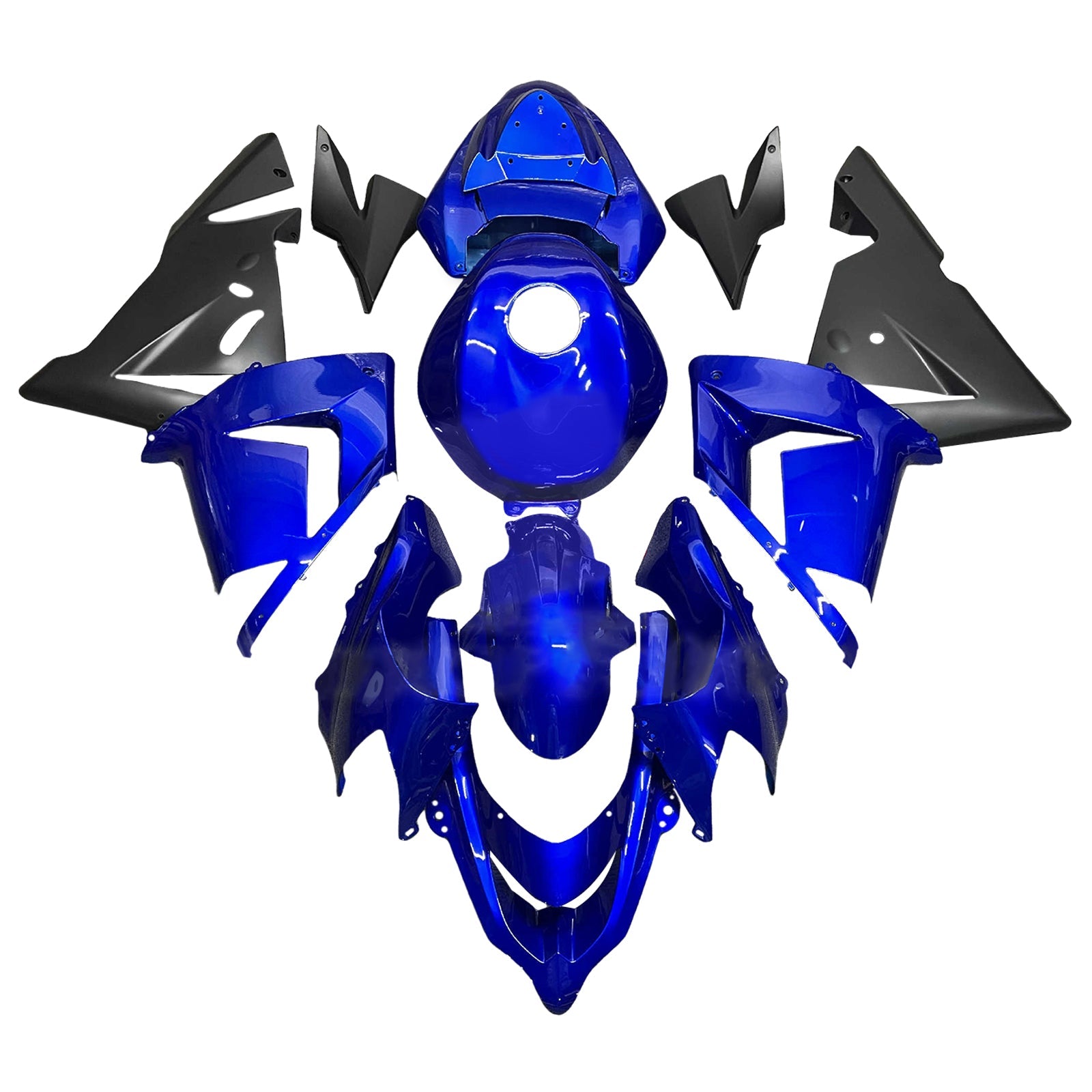 Kit de carenado de inyección, carrocería de plástico ABS para Kawasaki ZX10R 2004-2005