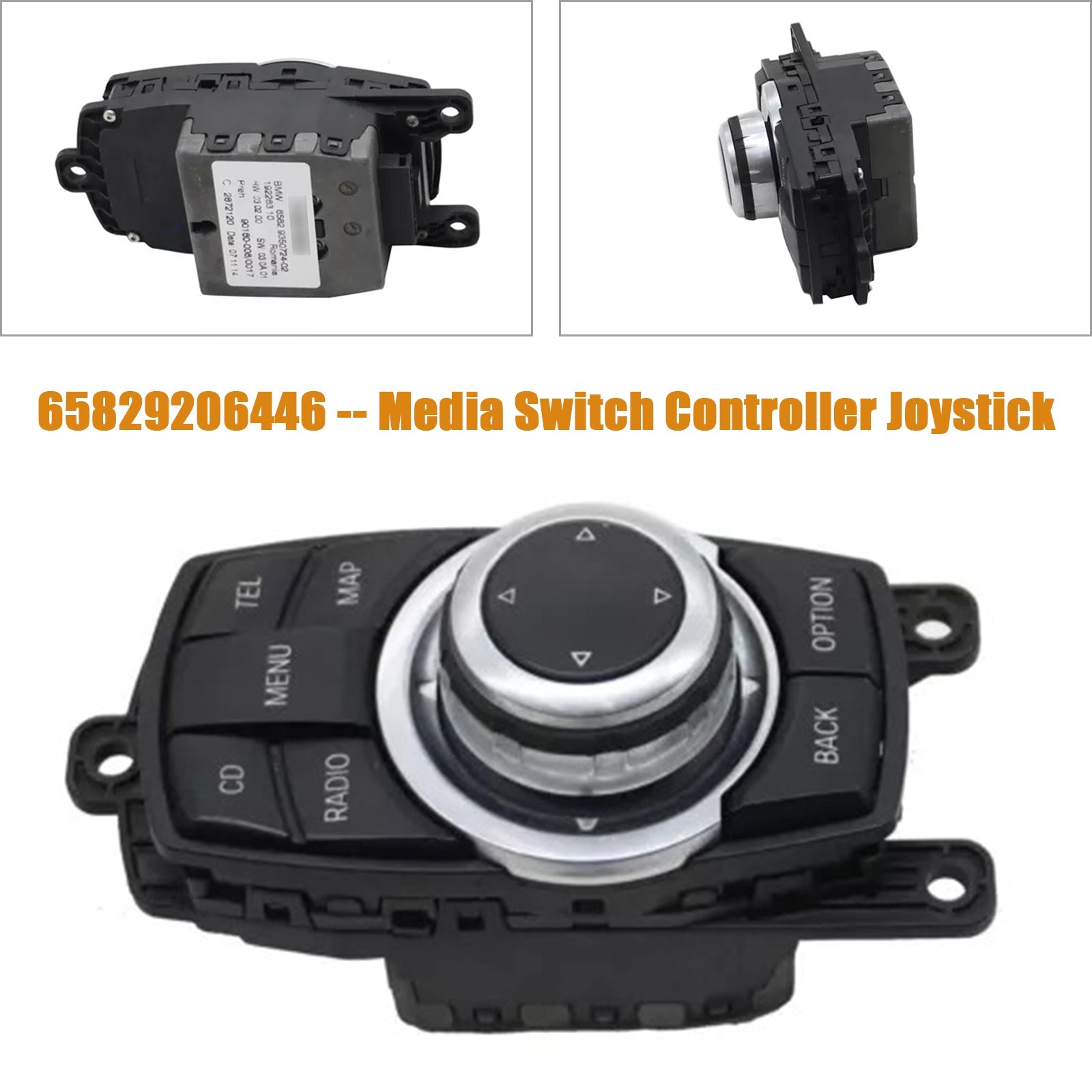 06/2009 - 02/2017 Multimedia Switch Control Controller BMW X3 F25 65829206446 6582920644444