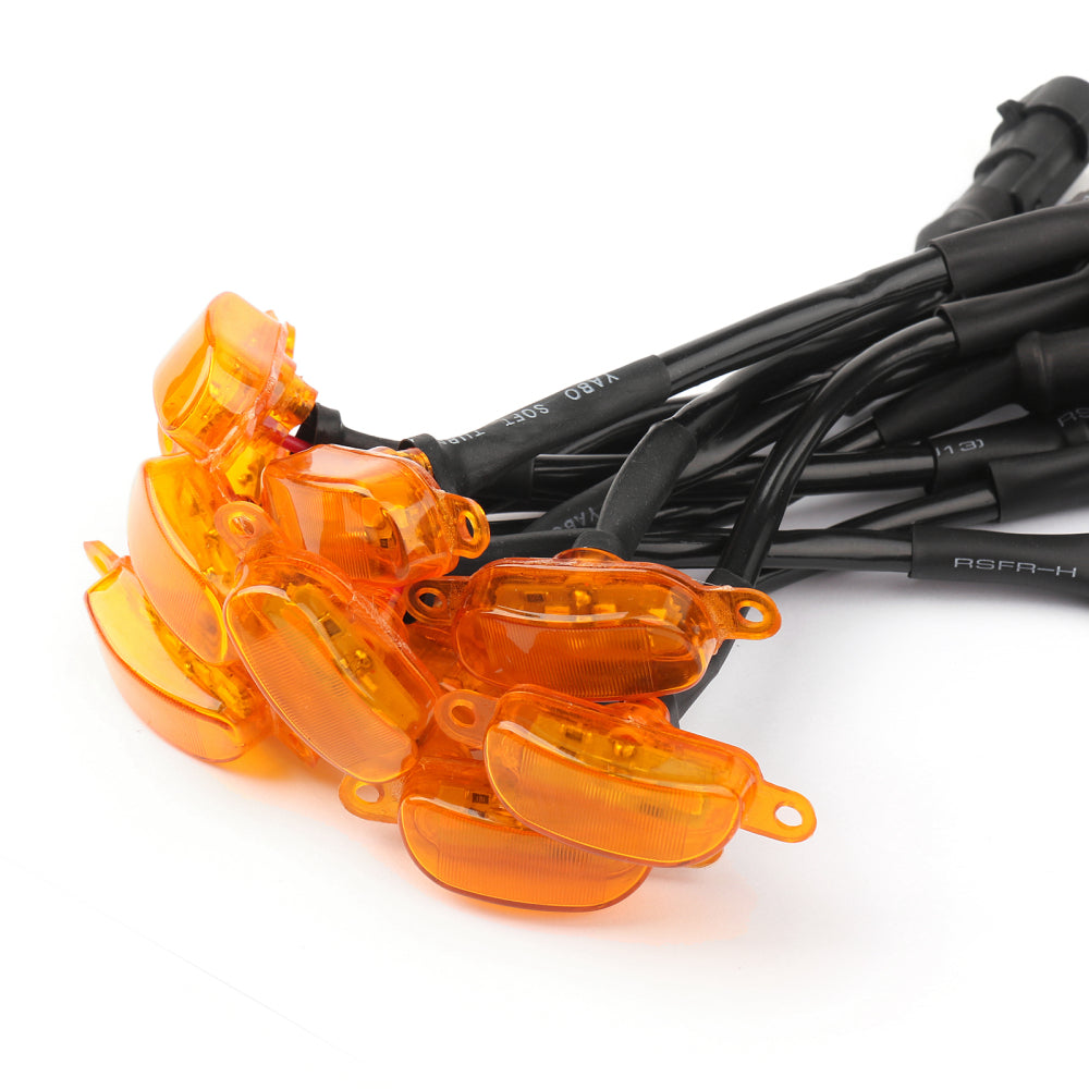 Luces LED de repuesto para parrilla Ford F150 2015-2019, 3 luces LED para parrilla estilo Raptor F150, genéricas